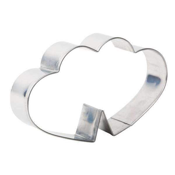 Double Heart Cookie Cutter Set - Stainless Steel Baking Tools for Valentine's Day, Wedding, Anniversary & Romantic Desserts | Perfect for DIY Cookies, Cake Decorating & Gift Making