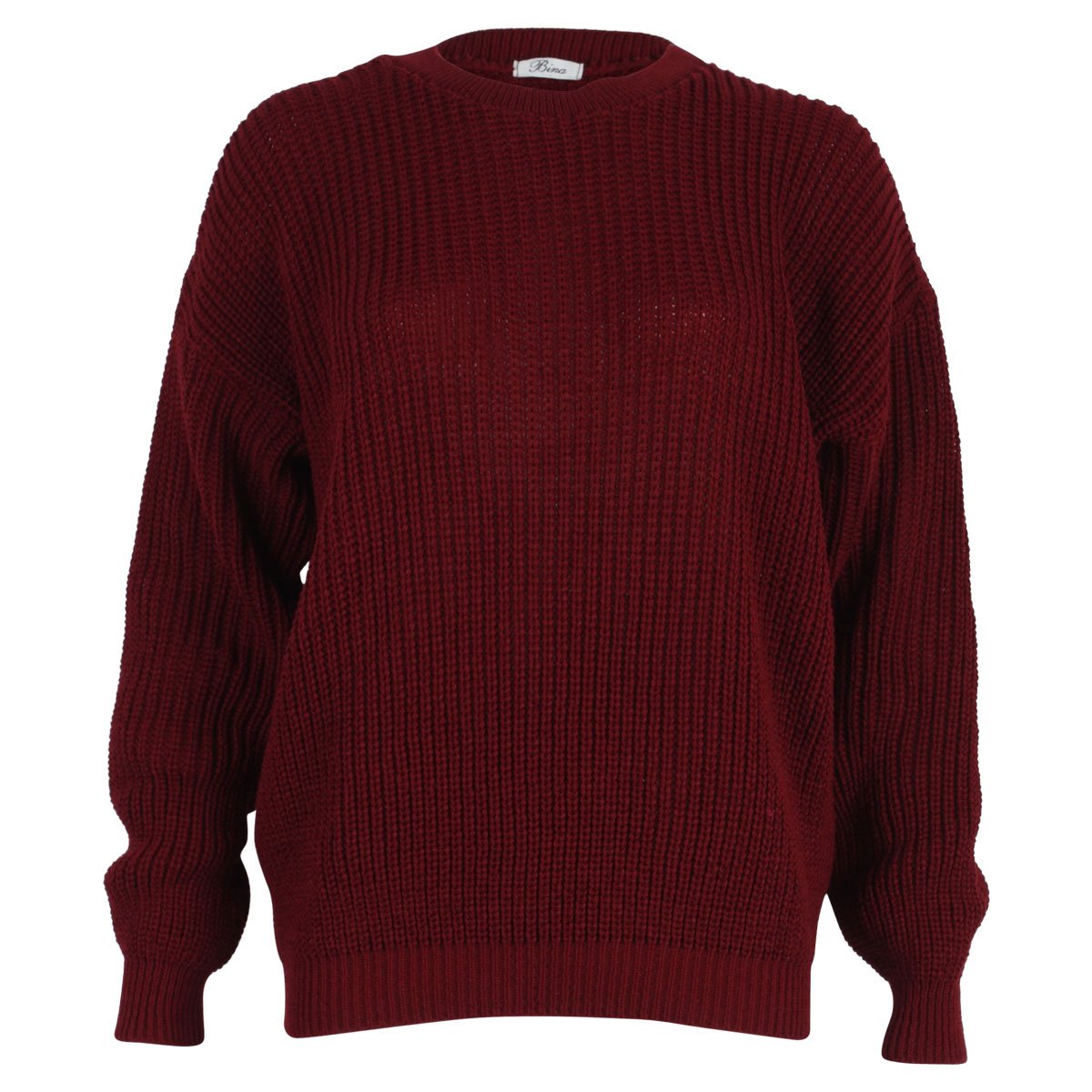 My1stwish Women's Oversized Chunky Knit Sweater - Cozy Baggy Jumper Top for Casual Wear, Winter Outfits & Layering