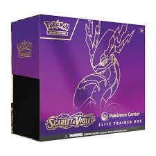 Pokemon Scarlet & Violet Elite Trainer Box (ETB) - Official Pokemon Center Exclusive | Collectible Cards, Sleeves & Dice | Perfect for TCG Battles & Gifts
