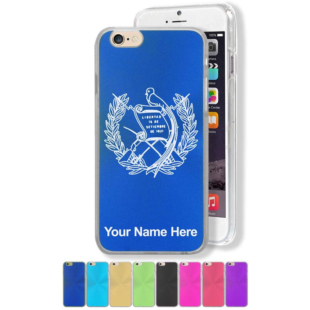 LaserGram iPhone 6/6s Case with Guatemala Flag Design - Custom Engraved Phone Cover for Travelers & Patriotic Gifts (Perfect for National Day, Cultural Events & Personal Style)