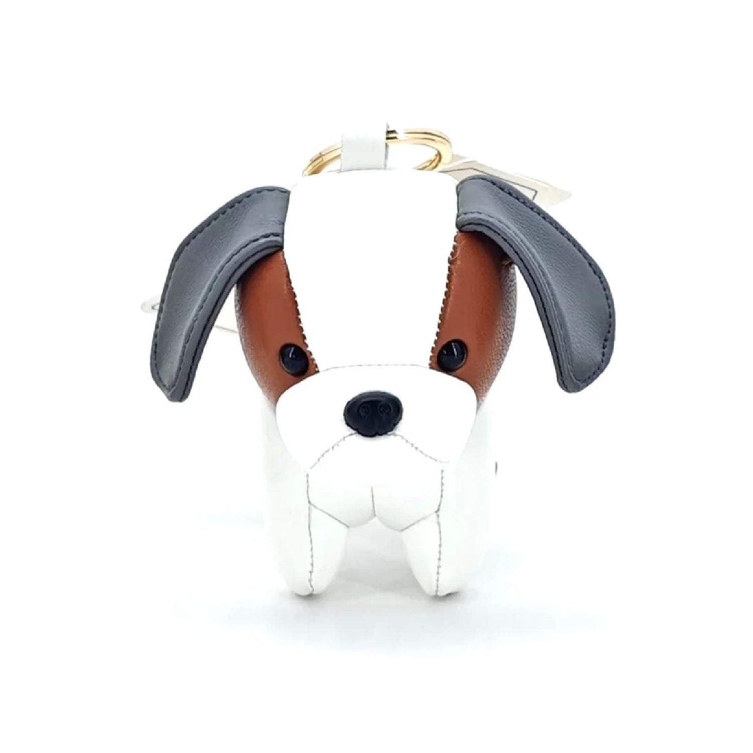 Beagle Leather Charm - Handmade Dog Breed Keychain for Pet Lovers - Perfect for Keyrings, Backpacks, and Gifts
