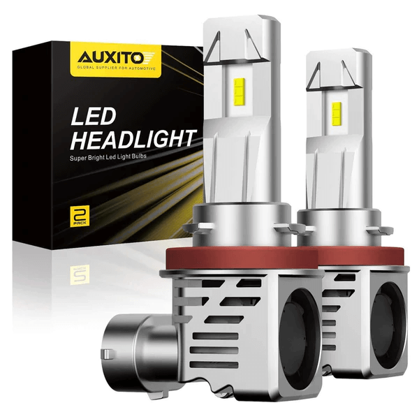 2019-2022 Ford Ranger LED Headlight Bulbs H11/H8 Low Beam - Wireless Installation, Super Bright 6000K White Light - Perfect for Night Driving & Off-Road Adventures