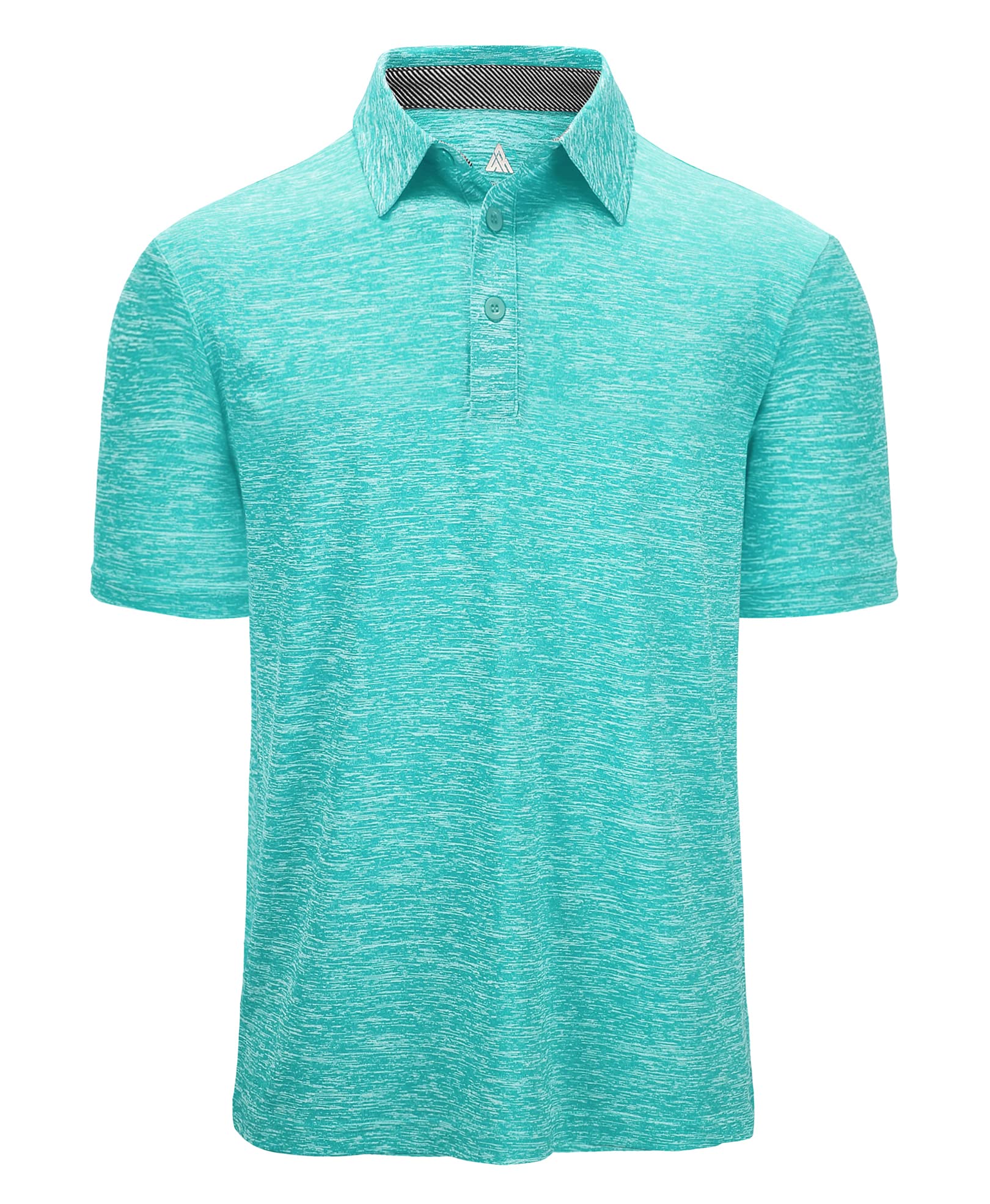 V VALANCH Men's Performance Golf Polo Shirt - Moisture Wicking, Breathable Short Sleeve Shirt for Summer - Perfect for Golf, Tennis, and Casual Wear