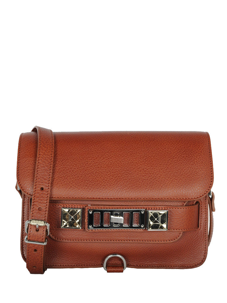Original PS11 Mini Crossbody Bag in Saddle Leather - Stylish & Compact Purse for Women, Perfect for Work, Travel & Everyday Use