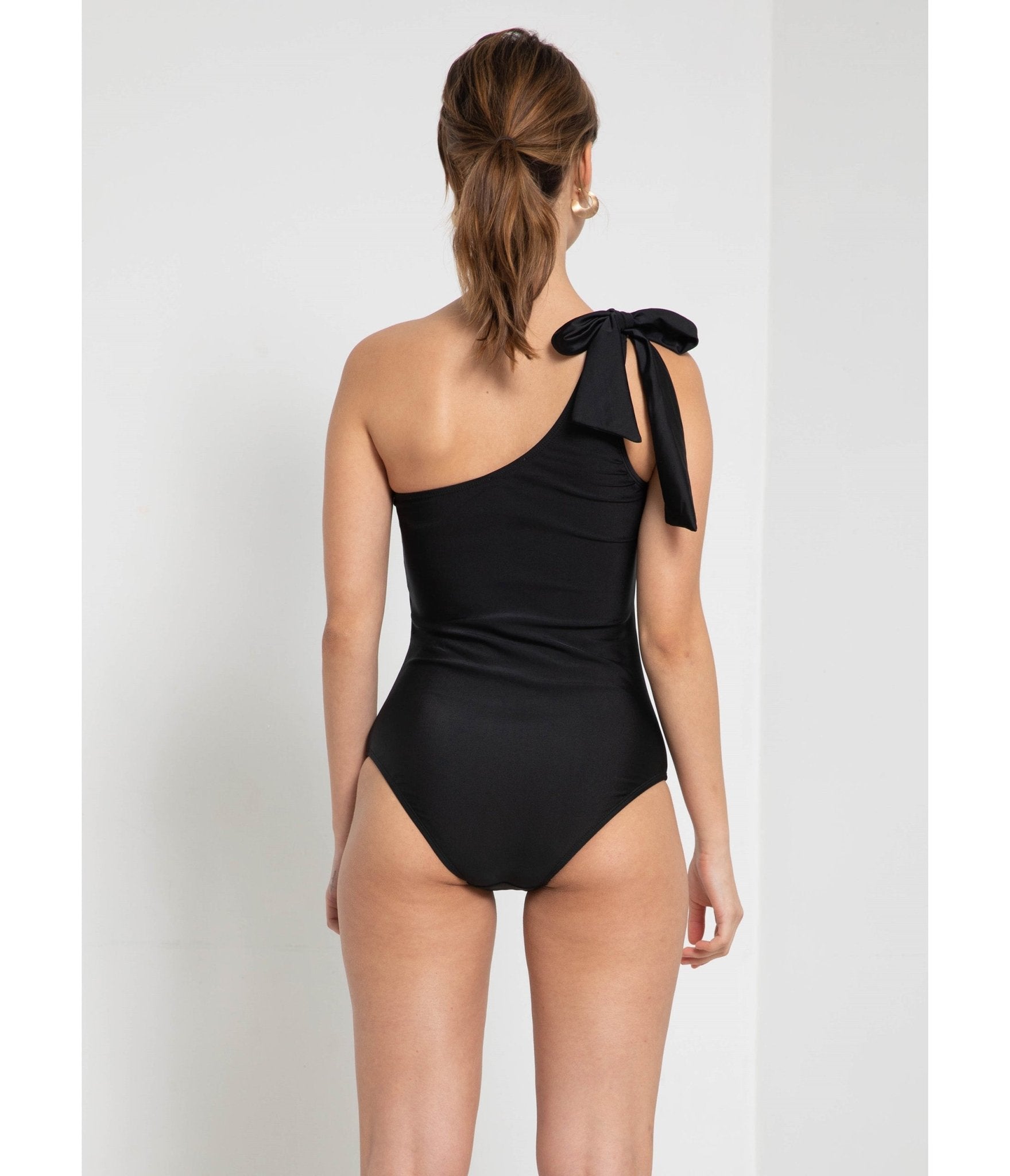 Marina West One Shoulder One Piece Swimsuit - Sexy Monokini Bathing Suit for Women, Beach & Pool Party Swimwear