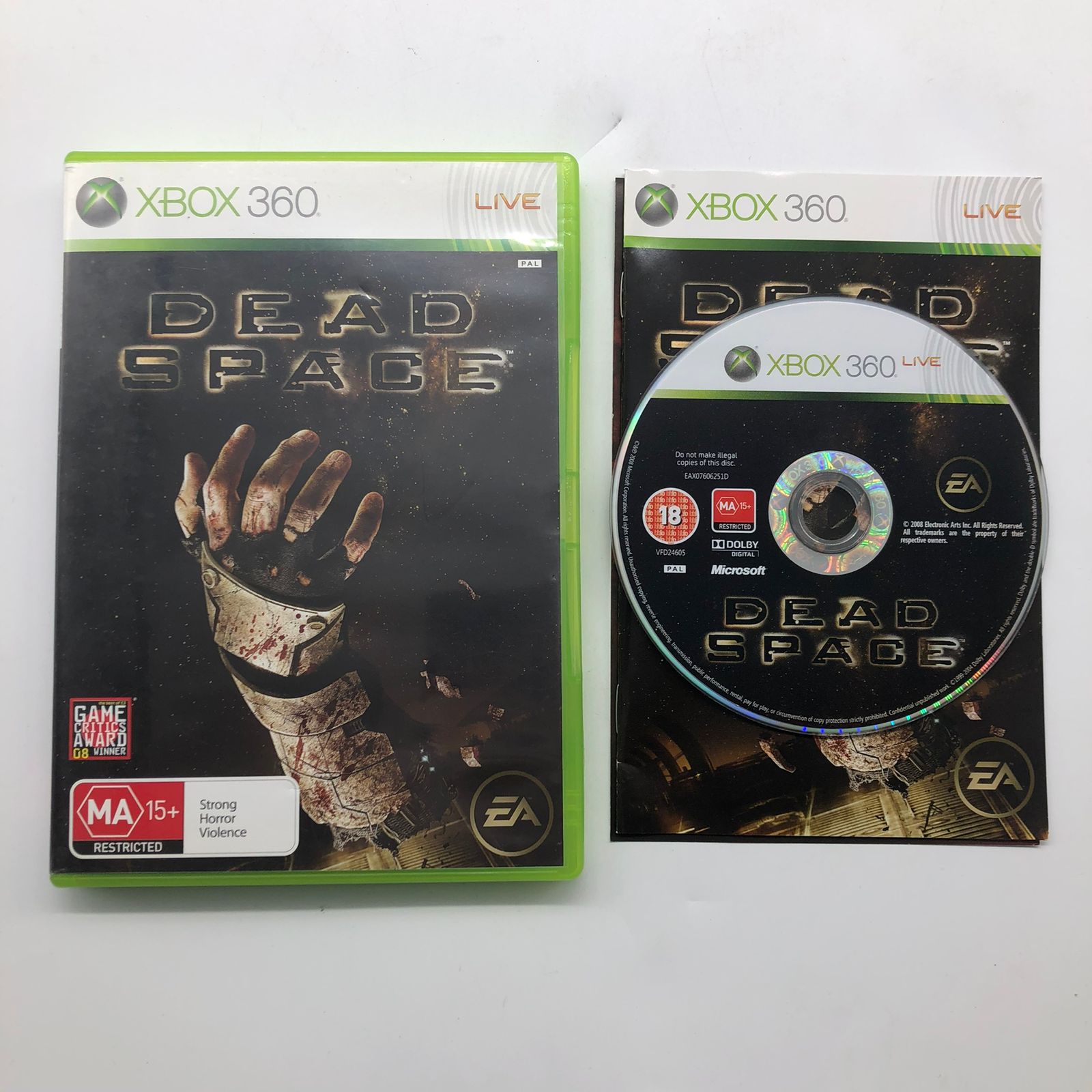 Dead Space Xbox 360 Game with Manual - PAL Version | Survival Horror Game for Xbox 360 | Perfect for Horror Fans & Collectors