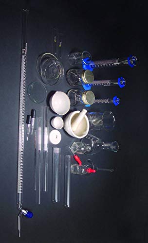 UNITED SCIENTIFIC SUPPLIES GLSKIT1 57-Piece Glassware Assortment Kit - Beakers, Flasks & Lab Equipment for Chemistry Experiments & Science Classrooms