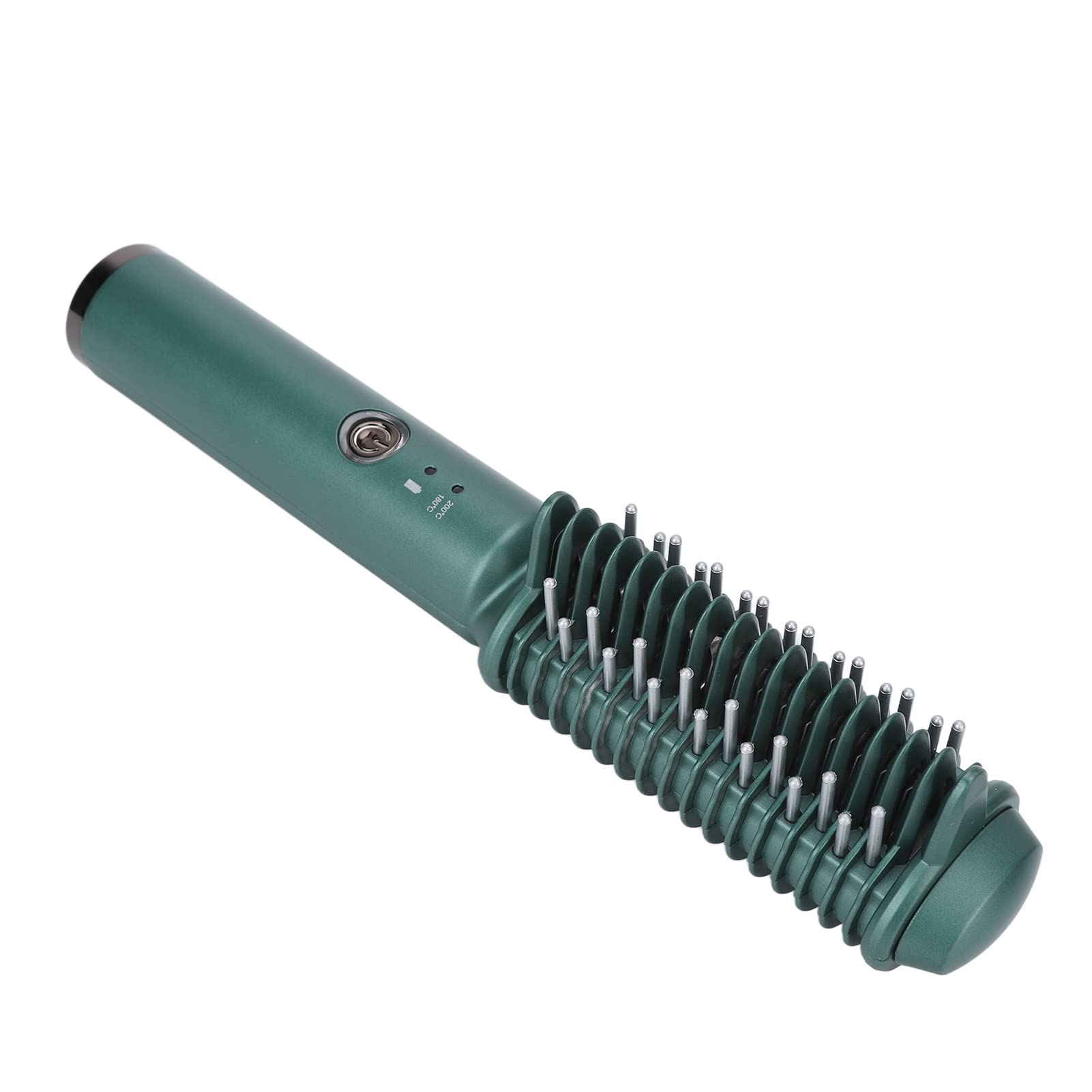 **Cordless Hair Dryer Brush & Styler - USB Rechargeable, Fast Even Heating for Straightening & Curling - Perfect for Travel, Home & Salon Use**