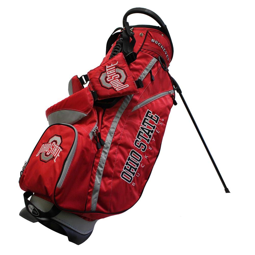 Team Golf NCAA Fairway Golf Stand Bag – Lightweight 14-Way Top with Spring Action Stand, Insulated Cooler Pocket, Padded Strap, Umbrella Holder & Removable Rain Hood – Perfect for College Golf Tournaments & Weekend Golfing