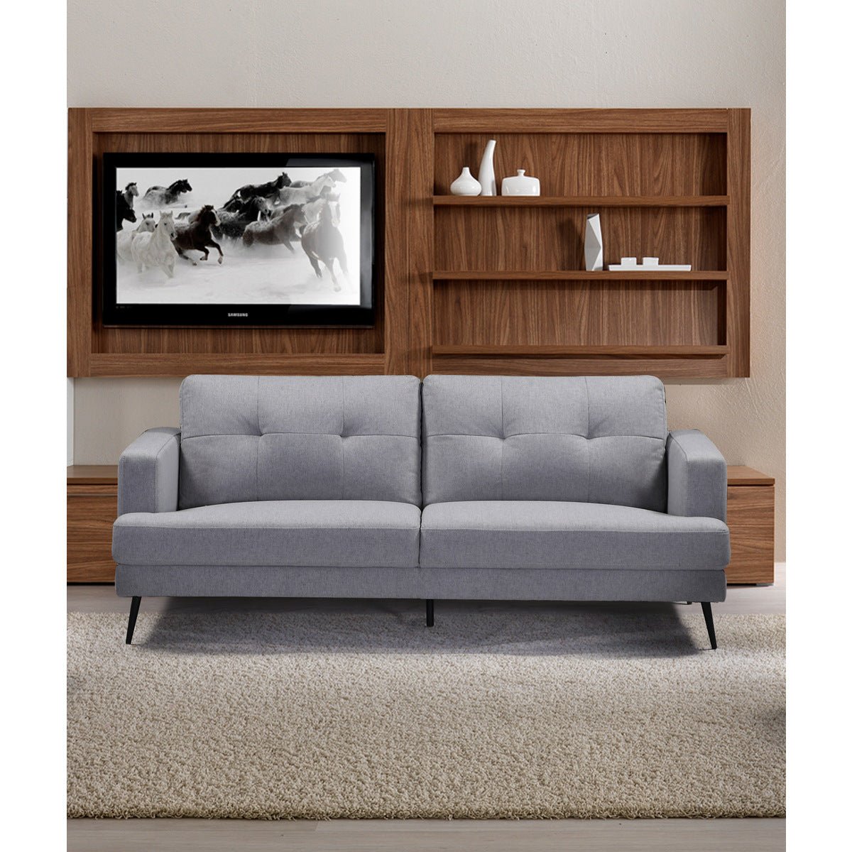 Avery Collection Sofa - Modern Comfortable Living Room Couch for Home, Office, and Lounge - Perfect for Relaxing, Entertaining, and Family Gatherings
