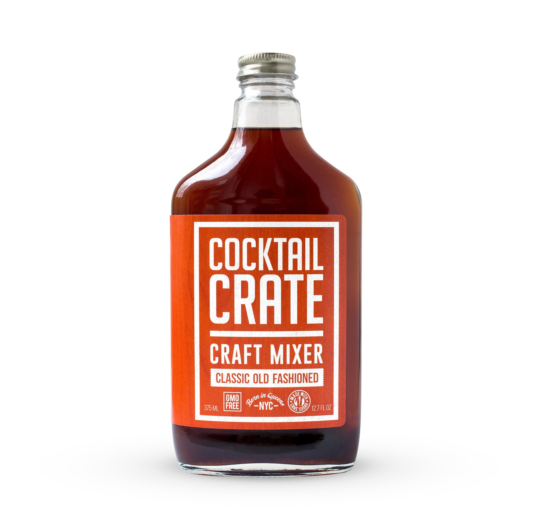 Premium Old Fashioned Cocktail Kit - 375 ml Craft Whiskey Set with Mixing Glass, Bar Spoon & Recipe Cards - Perfect for Home Bars, Gifts & Entertaining