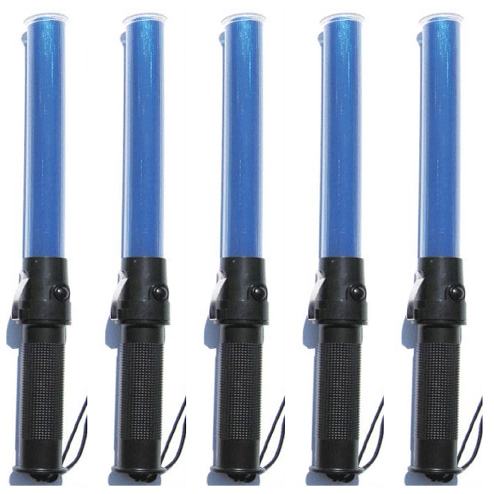 SEIWEI LED Traffic Control Wand - Handheld Safety Flashlight for Parking, Road Guides & Night Visibility | Reflective & Battery-Free | Perfect for Traffic Directors, Security & Emergency Responders