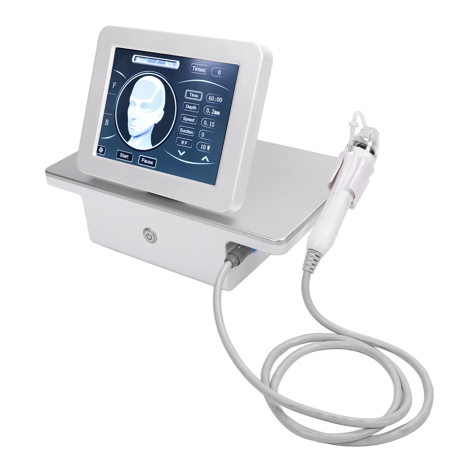 Professional Beauty Machine for Skin Tightening & Brightening - Fractional RF Device 110V-220V for Home & Salon Use - Perfect for Anti-Aging & Skin Rejuvenation