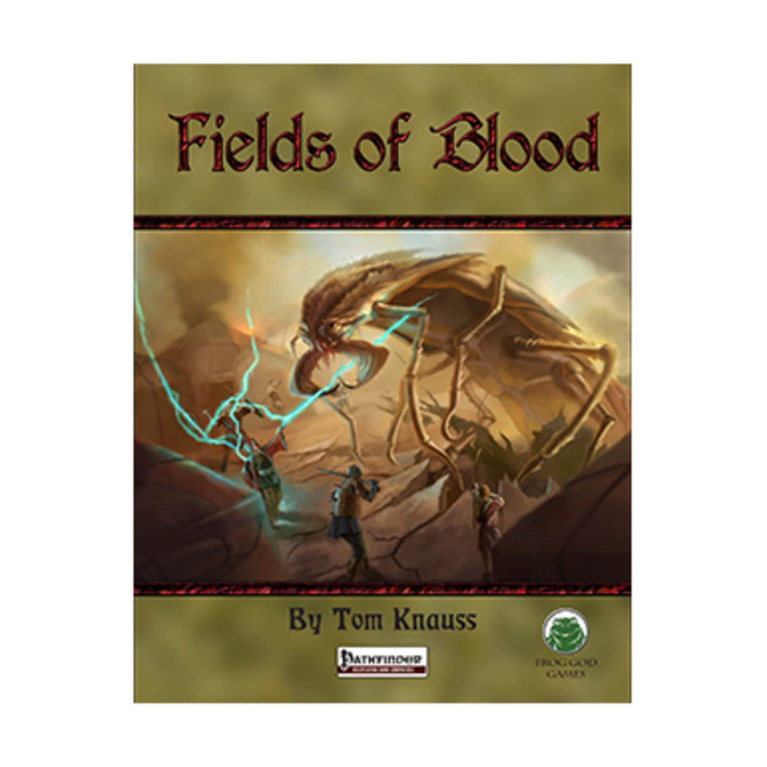 Frog God Games Fields of Blood - Pathfinder RPG Adventure Module | Epic Fantasy Tabletop Roleplaying Game for Campaigns & Group Play