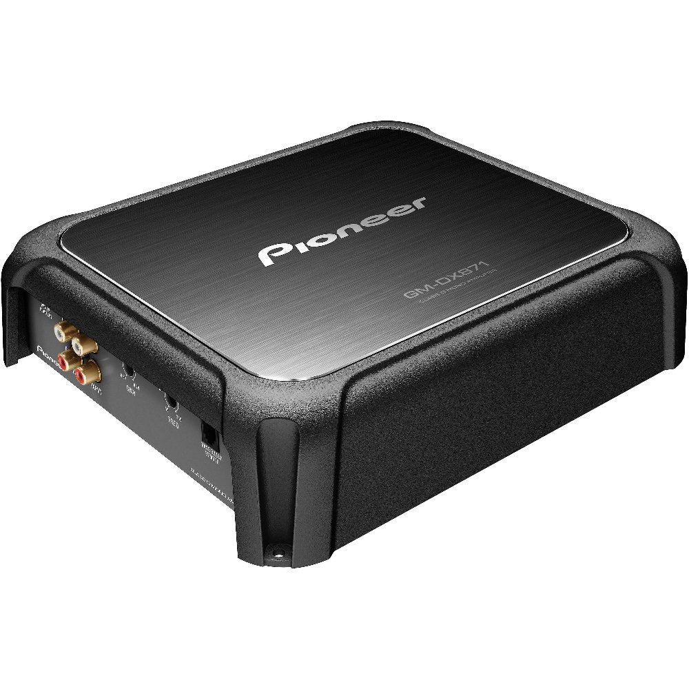 Pioneer GM DX871 1600W Class D Mono Car Amplifier with Gold-Plated RCA Terminals & Bass Boost Remote - Perfect for Car Audio Systems & Bass Enthusiasts