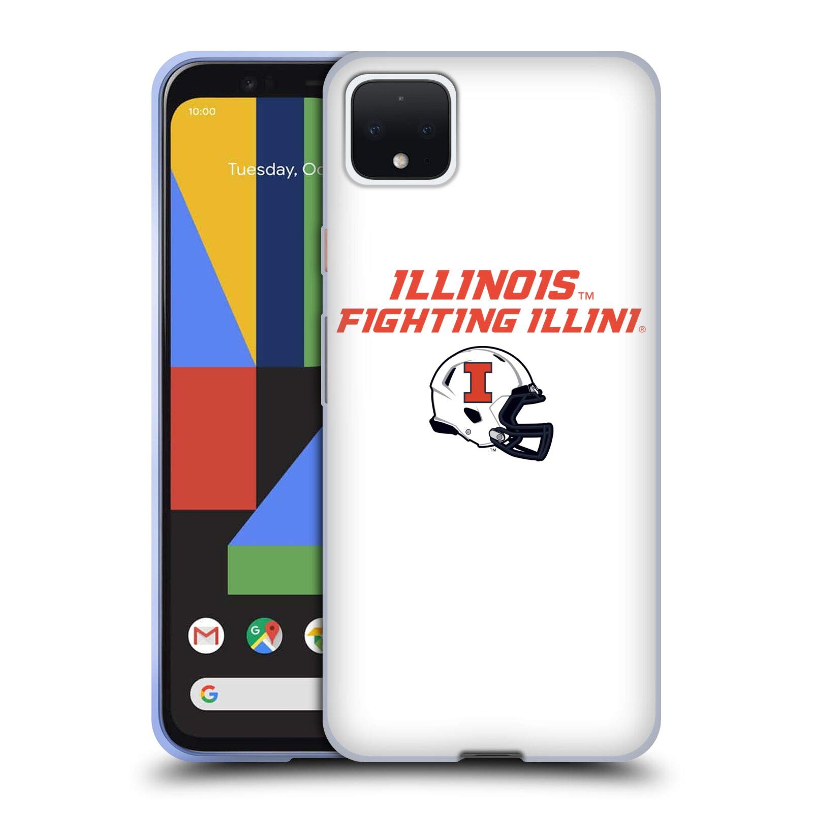 Official U of I Helmet Case for Google Pixel 4 XL - College Fan Gift