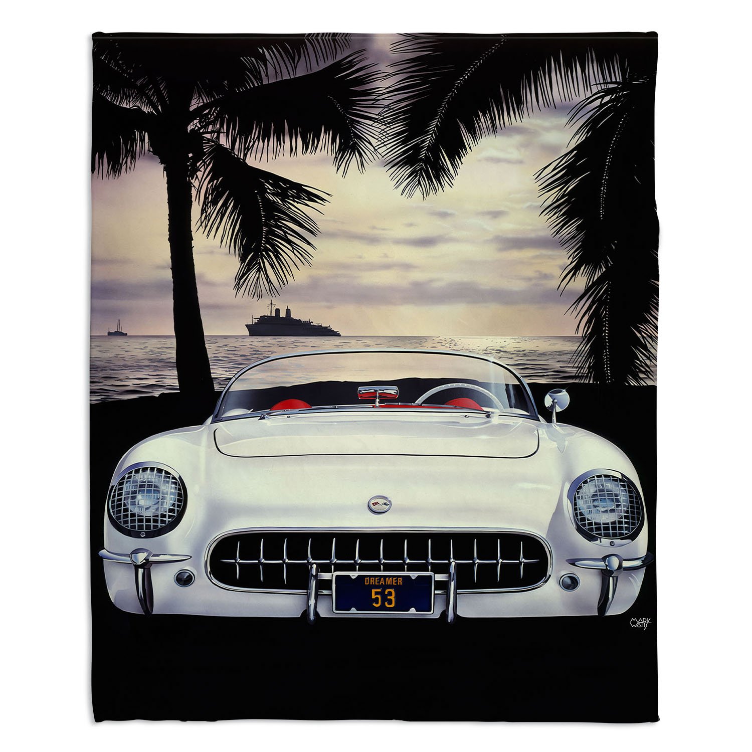 Soft & Cozy Dia Noche Fleece Blankets - Ultra Plush Fuzzy Throw Blanket in 4 Sizes (80
