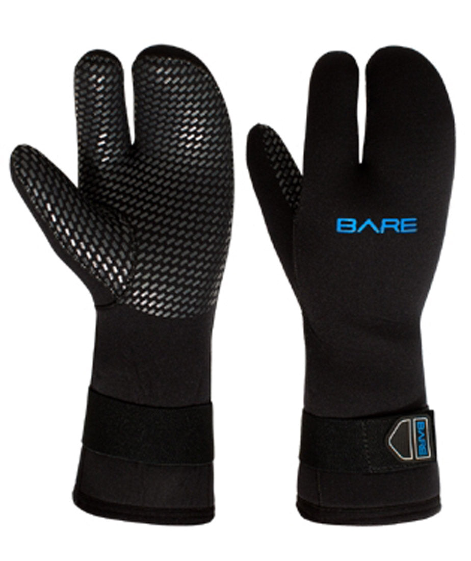 7mm Neoprene Three-Finger Scuba Diving Gloves for Cold Water - Perfect for Spearfishing, Snorkeling & Underwater Exploration