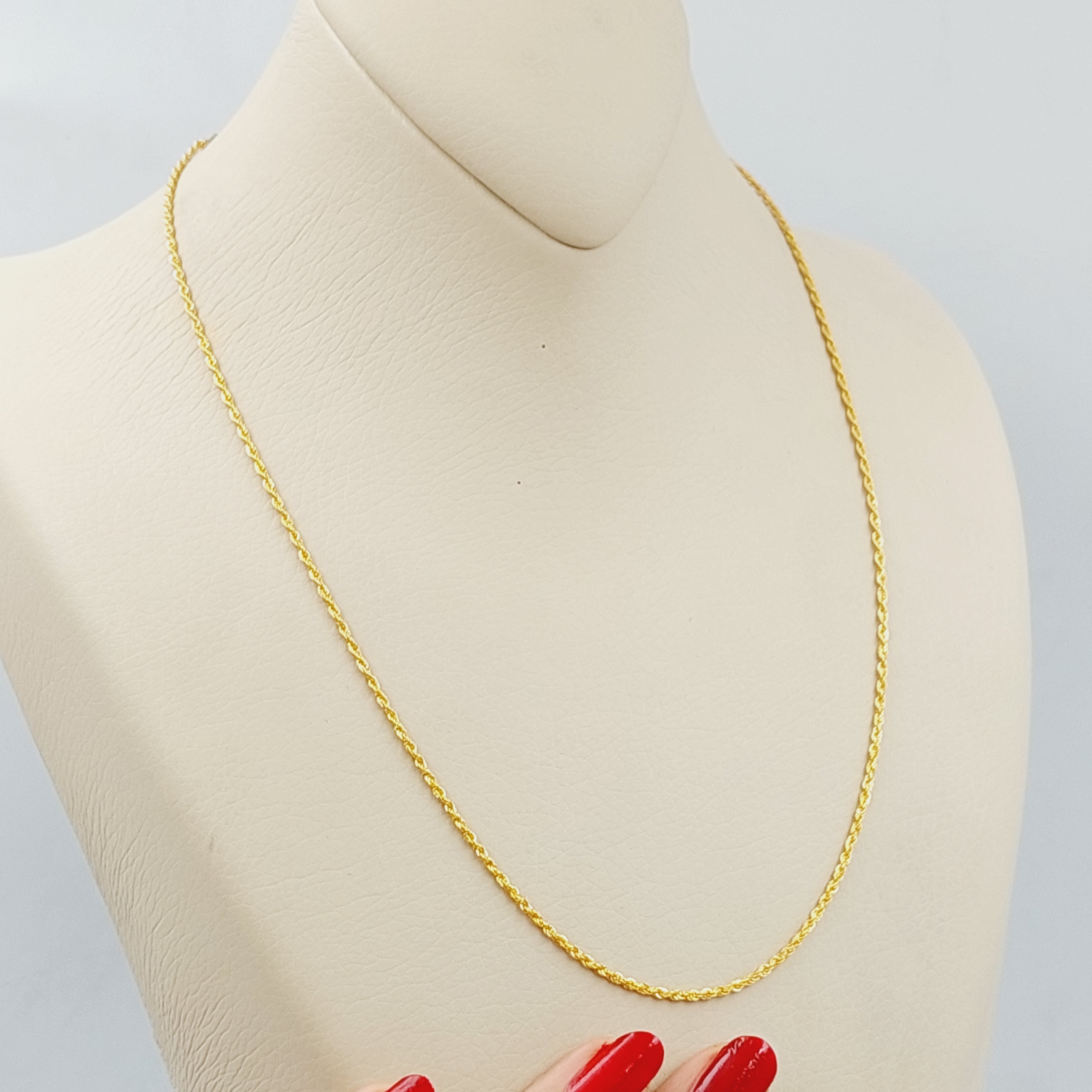 50cm Thin Rope Chain Necklace for Women - Dainty Gold Silver Stainless Steel Jewelry - Perfect for Layering, Everyday Wear & Gift Giving