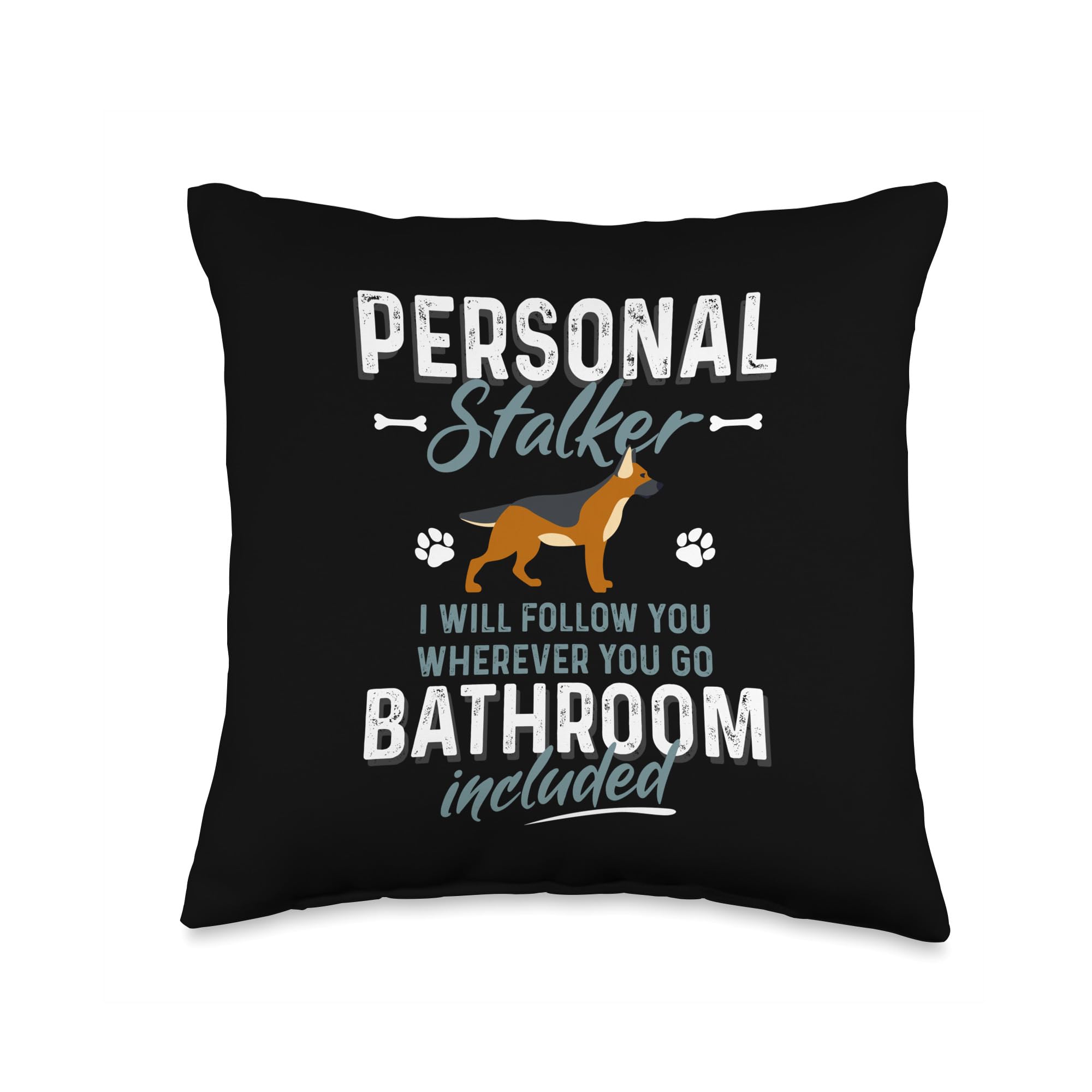 German Shepherd Dog Mom Throw Pillow - Cute Pet Lover Home Decor for Living Room, Bedroom & Nursery - Perfect Gift for Dog Owners & German Shepherd Fans