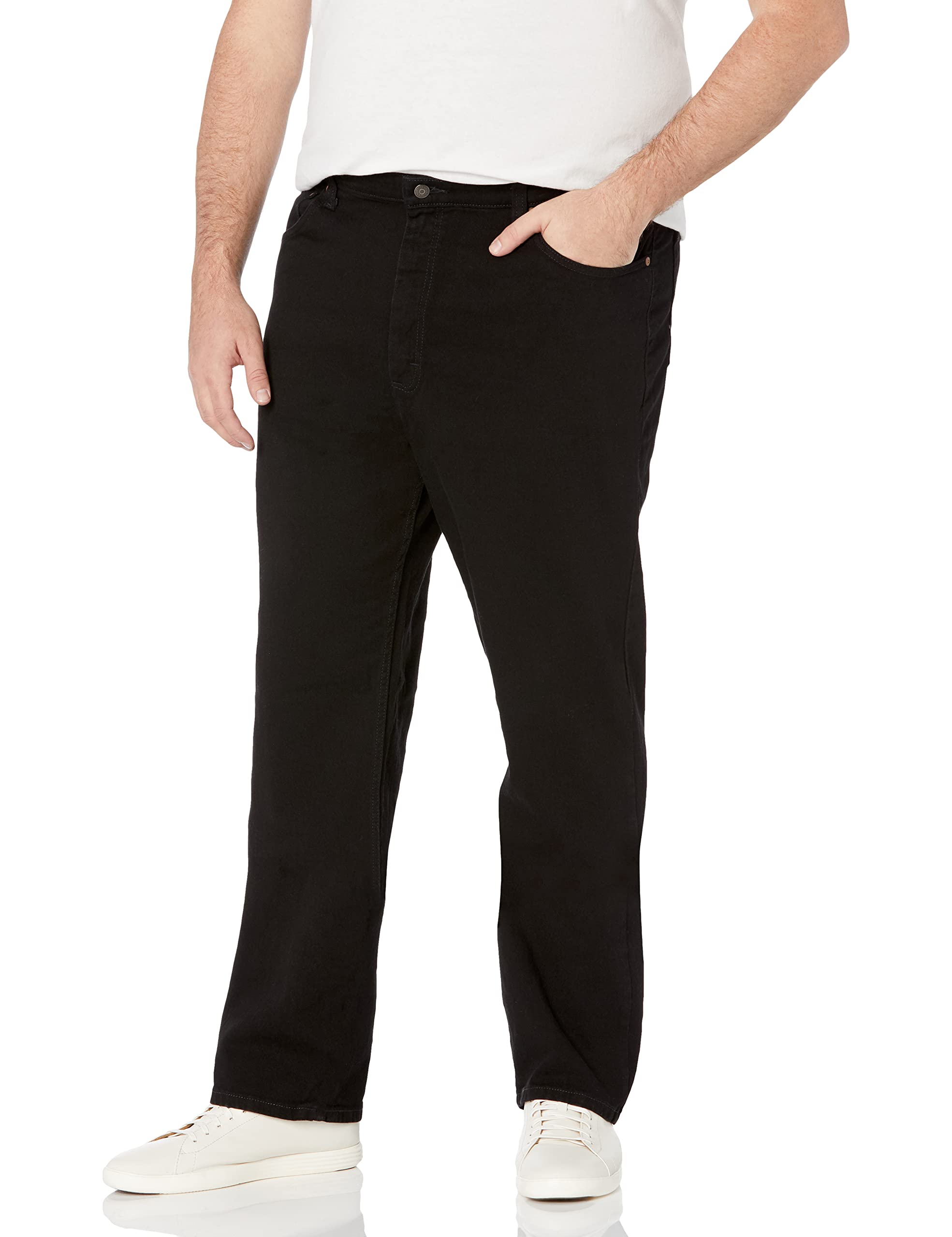 LEE Men's Big & Tall Relaxed Straight Leg Jeans - Comfortable Stretch Denim Pants for Casual Wear & Everyday Use