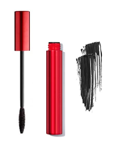 Professional Royal Black Ultra Soft Curling Mascara - Volumizing & Lengthening for Dramatic Lashes | Perfect for Day & Night Makeup, Parties & Special Occasions
