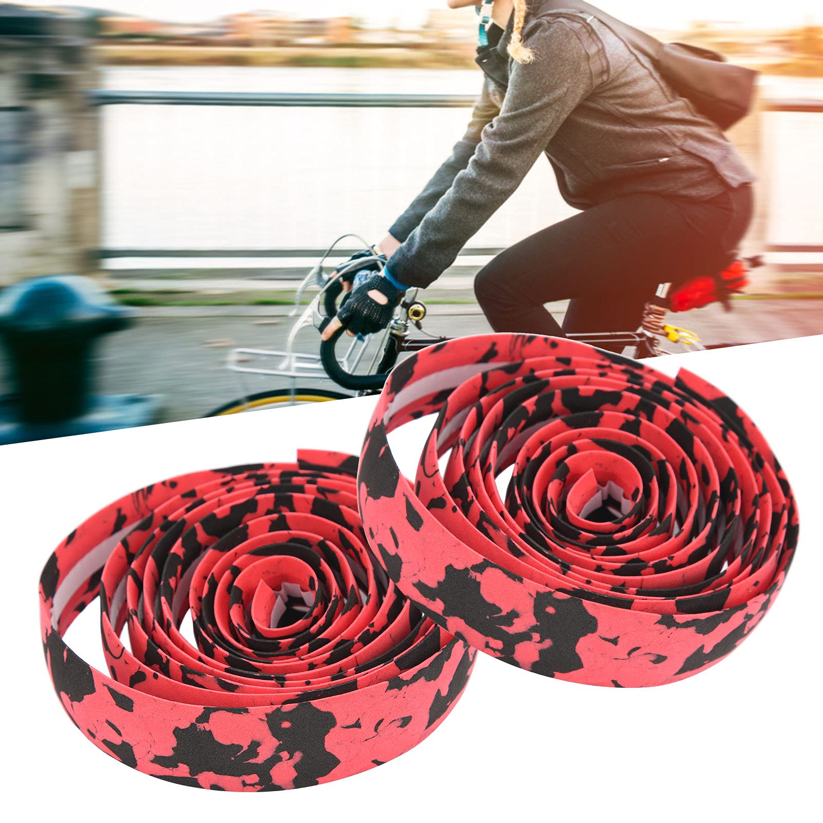 Premium Anti-Slip Bike Handlebar Tape - Soft, Sweat-Proof, Thickened Grip for Road Bikes, Racing Bikes & Mountain Bikes | Ideal for Long-Distance Cycling, Commuting & Competitive Racing