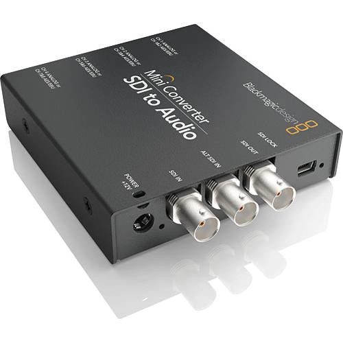 Blackmagic Design Mini Converter SDI to Audio - Professional Audio Extractor for Broadcast & Live Streaming | Perfect for Studios, Events & Video Production