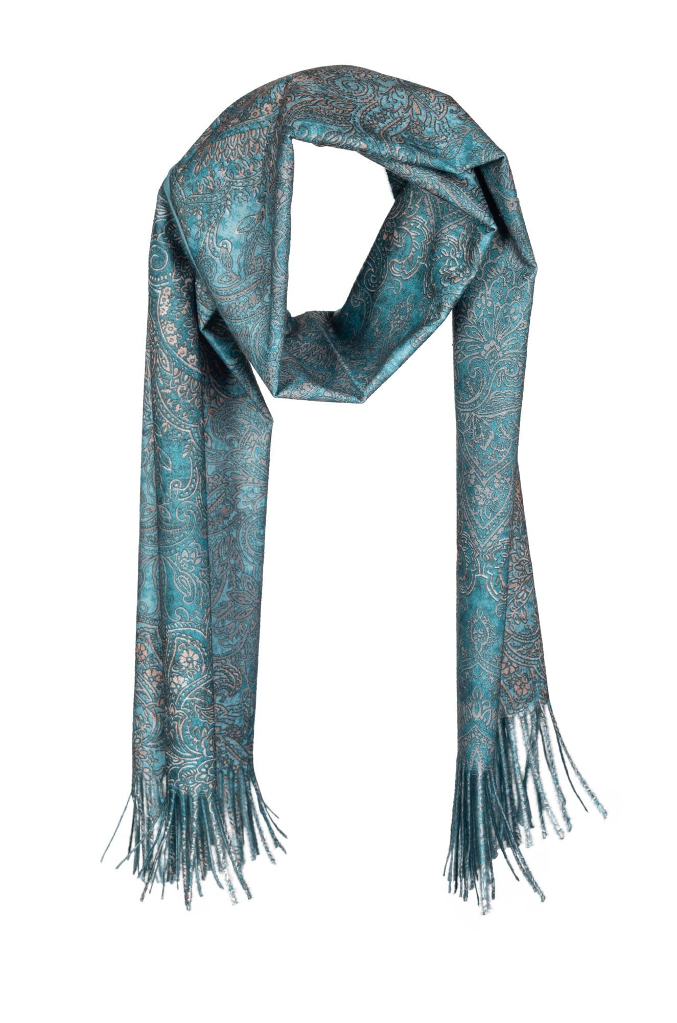 Lagoon Blue Scarf - Soft & Stylish Winter Accessory for Women - Perfect for Cold Weather, Outfits & Gifts