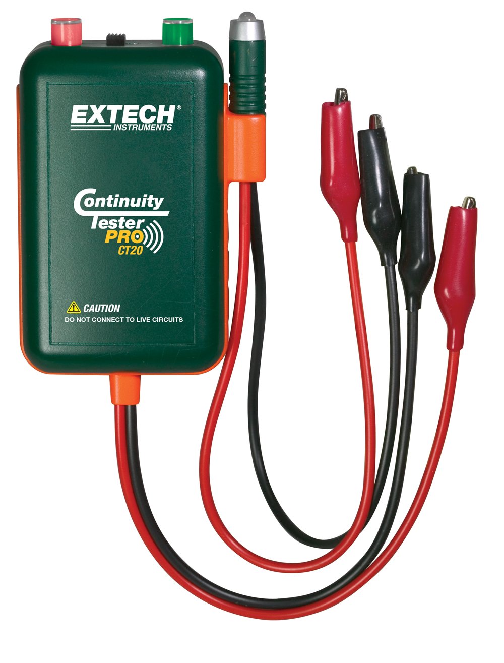 Extech CT20 Remote and Local Continuity Tester - Green | Electrical Circuit Testing Tool for Professionals | Ideal for HVAC, Automotive & Industrial Maintenance