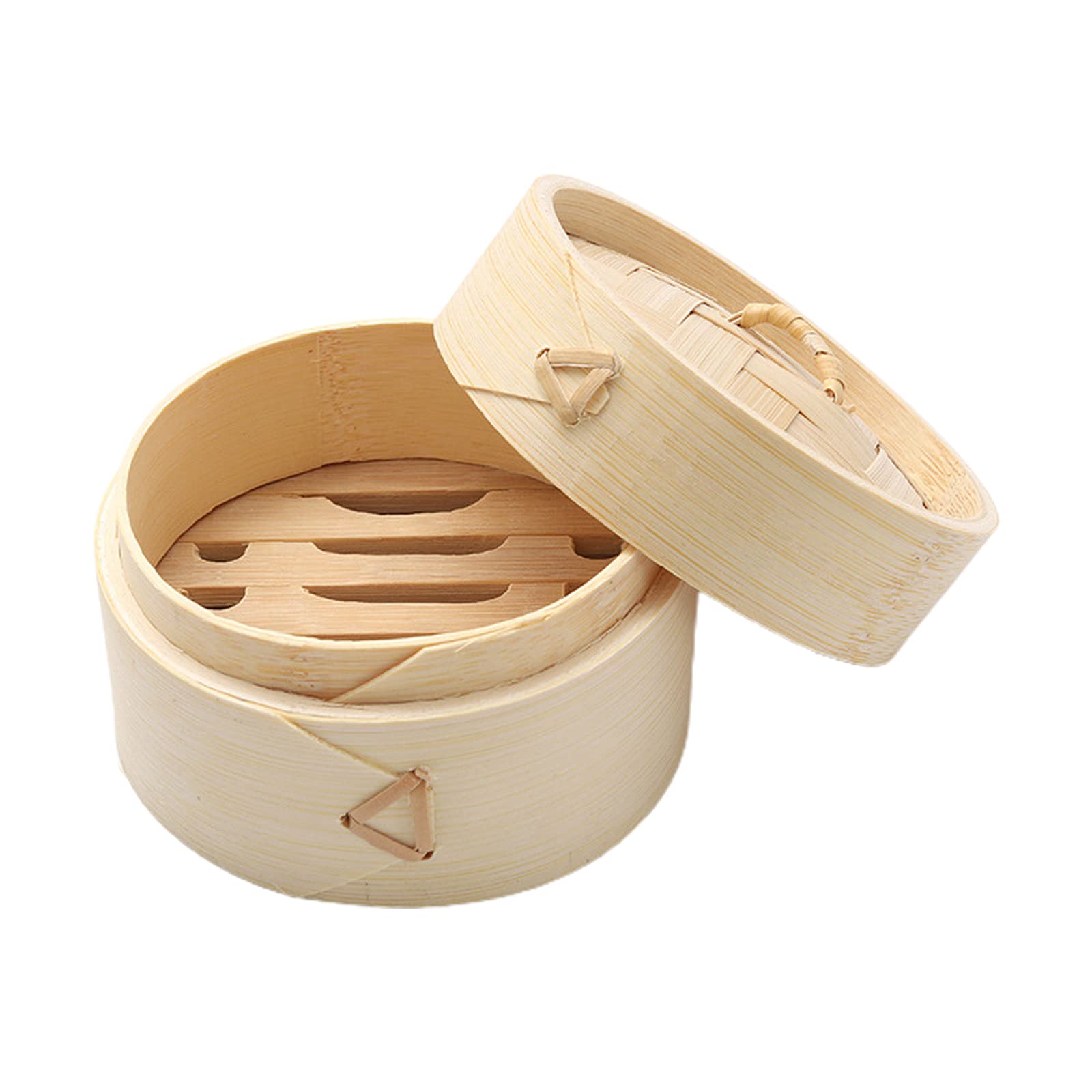 2-Pack Bamboo Shampoo Bar Holder with Lid - Natural Soap Dish for Shampoo & Conditioner Bars - Bathroom, Shower & Kitchen Storage Organizer - Eco-Friendly Soap Dispenser Accessory for Sustainable Living