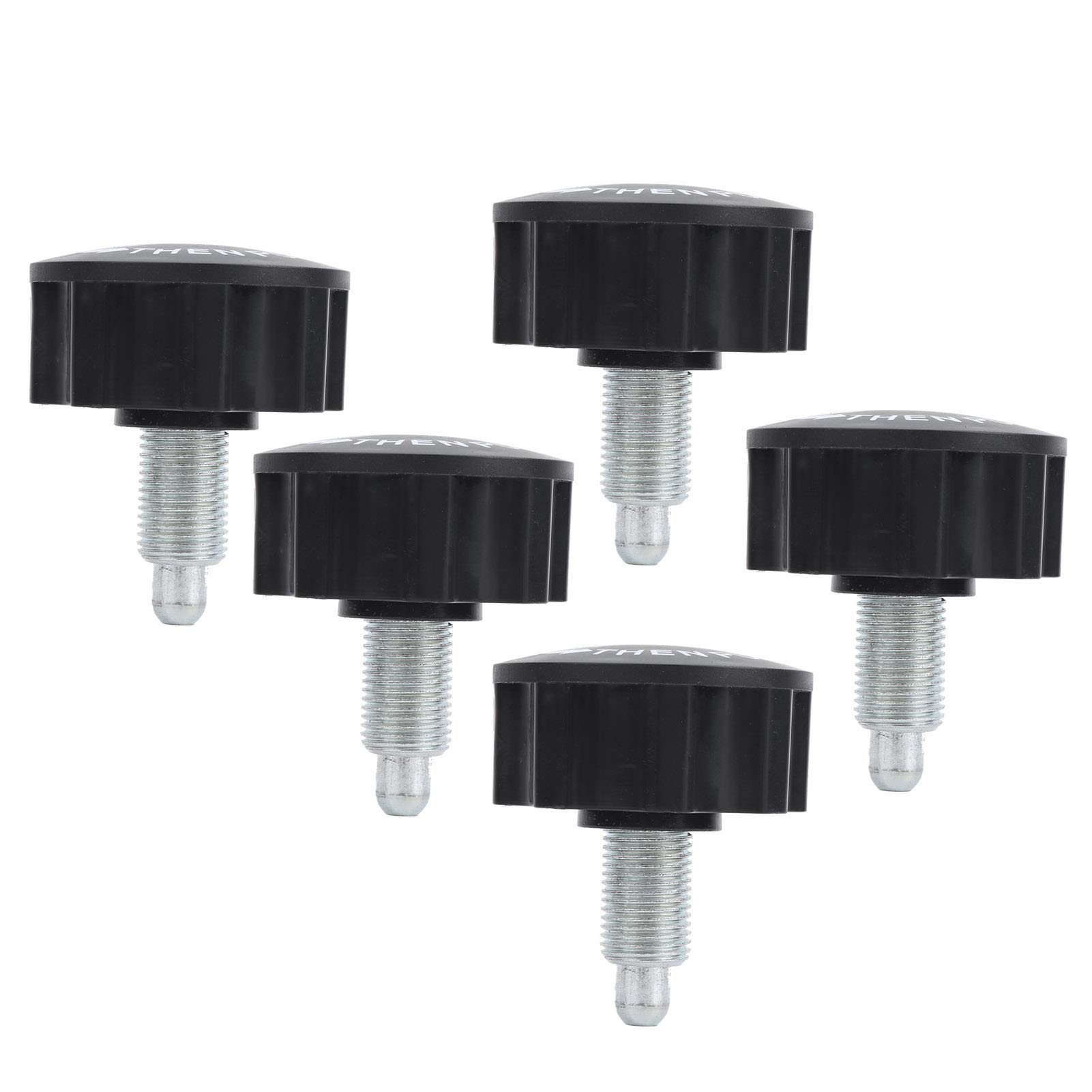 Universal Fitness Pop Pin Set - 5pcs M16 Exercise Machine Release Pins for Gym Equipment & Bikes | Durable Pull Pin Knobs for Strength Training, Weight Machines & Home Workouts