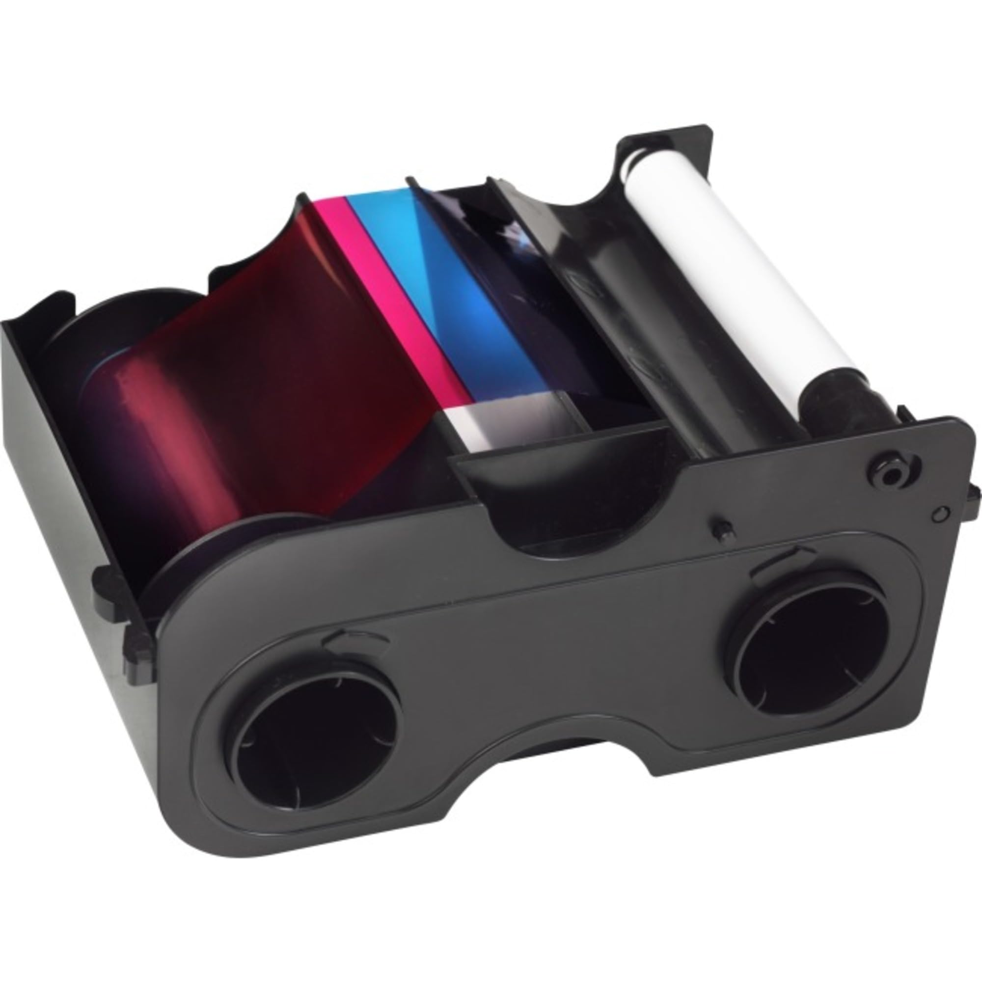 HID Global Fargo YMCKOK Dye Sublimation & Thermal Transfer Ribbon Cartridge - 200 Images - TAA Compliant - Ideal for ID Card Printing & Secure Badge Production