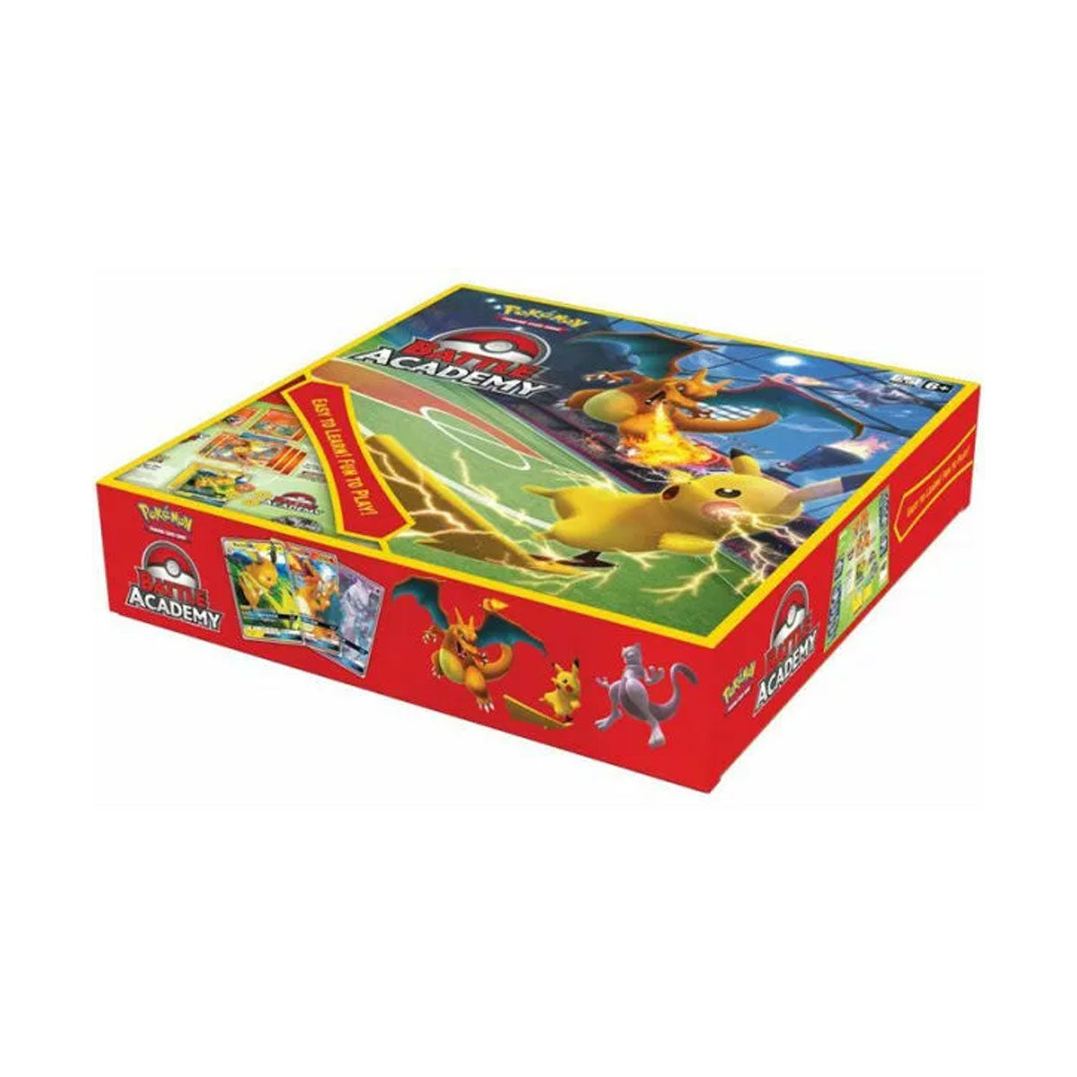 Pokemon Battle Academy Box - Learn to Play Pokemon TCG Starter Set with 3 Decks, Game Board & Guide - Perfect for Beginners & Kids at Home, School or Game Nights