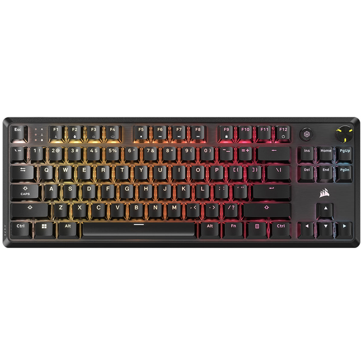 Corsair K70 Core TKL Mechanical Gaming Keyboard with MLX Linear Switch - Fast & Responsive for Competitive Gaming, Typing & Office Work