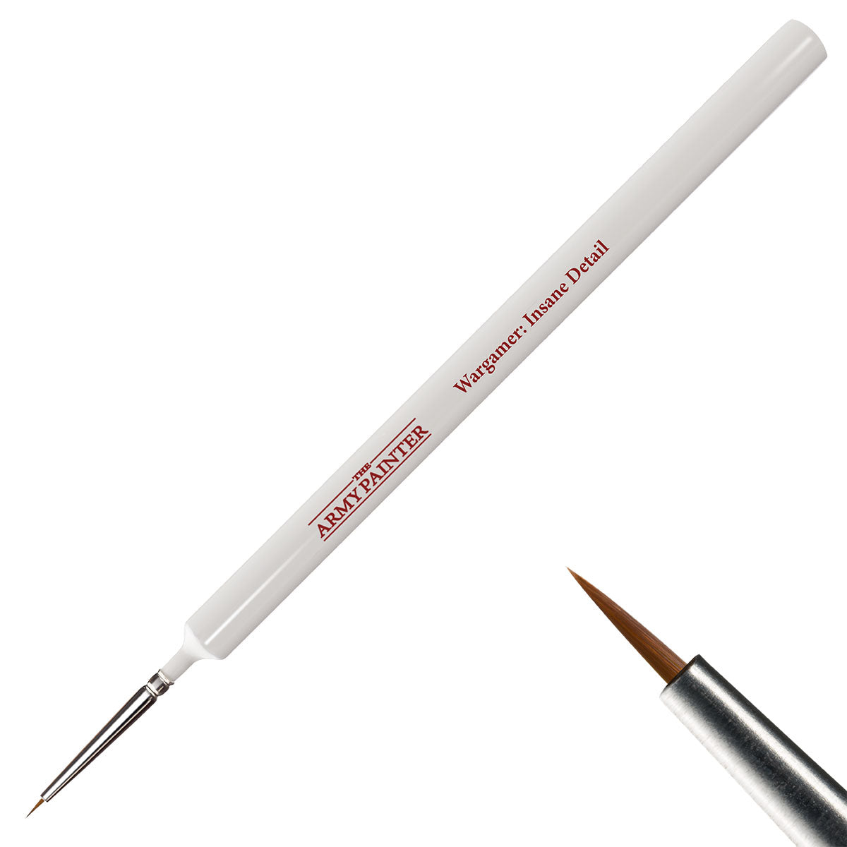 Wargamer Brush - Ultra Fine Detail Miniature Paint Brush for Tabletop Gaming & Model Painting | Perfect for Warhammer, D&D & Hobby Crafting