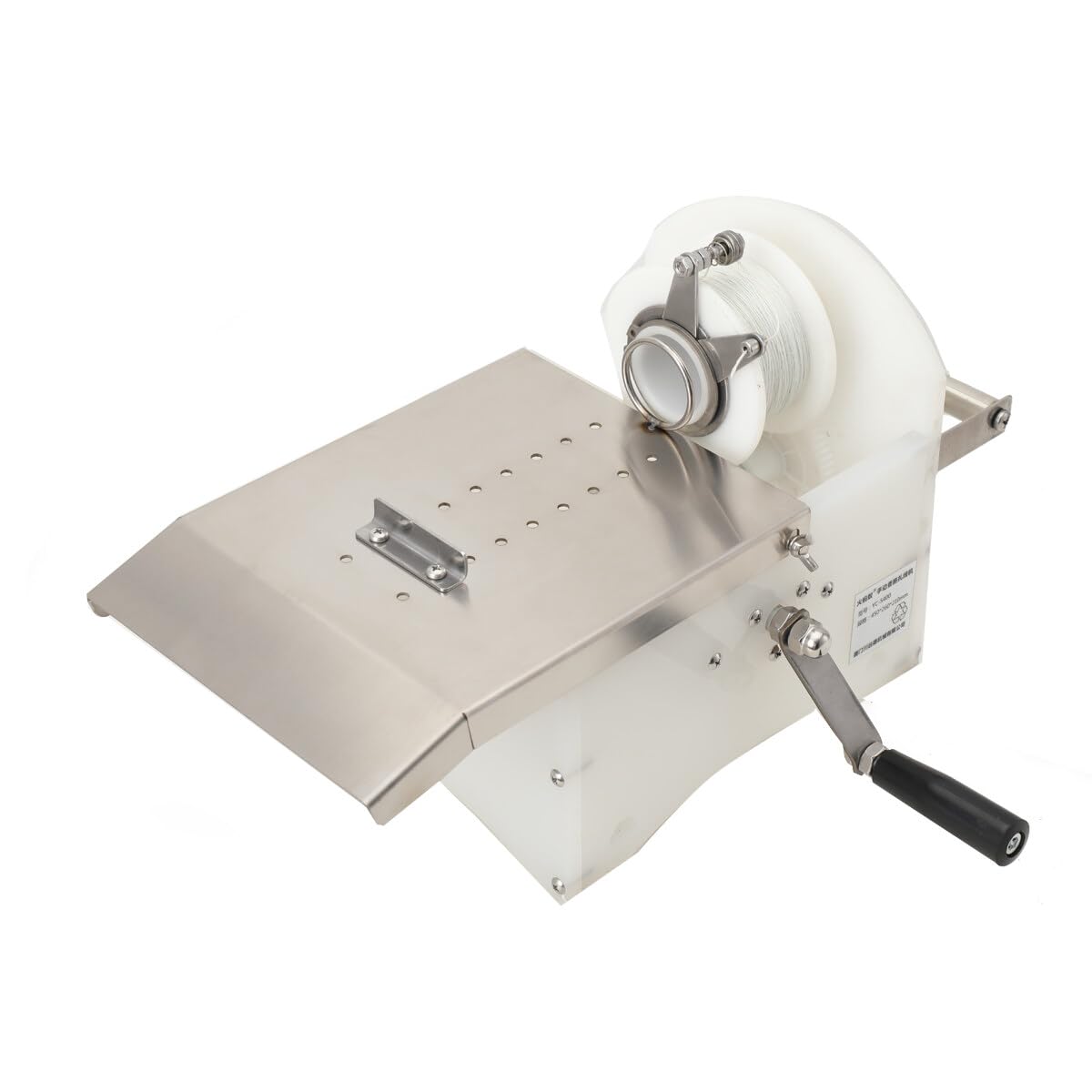 Stainless Steel Manual Sausage Stuffer & Linker Machine - 0-42mm Sausage Diameter - Perfect for Home Butchering, Charcuterie Making & Commercial Sausage Production