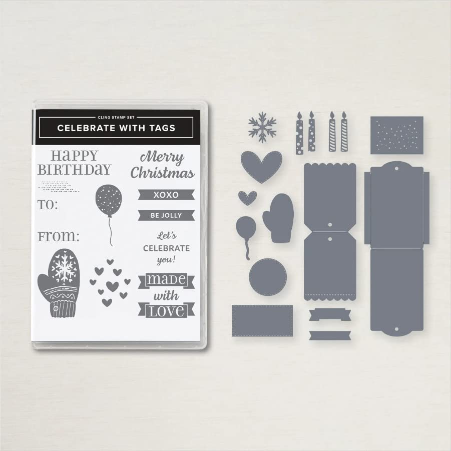 Premium Card Making Stamps and Dies Set - Metal Cutting Dies, DIY Silicone Stamps for Scrapbooking & Paper Crafts - Perfect for Christmas, Halloween, Thanksgiving Cards & Home Decor (5530)