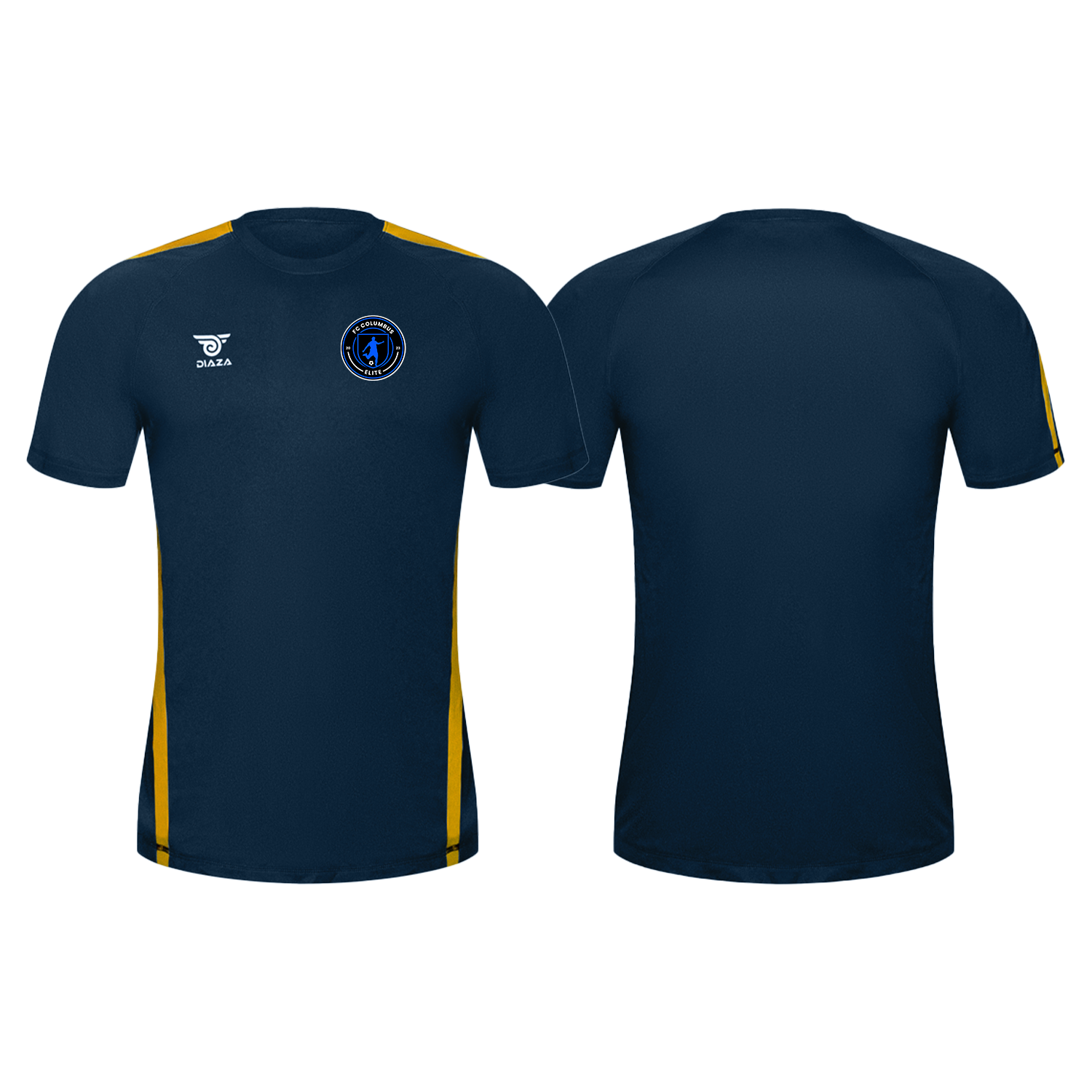 FC Columbus City Training Jersey - Navy Blue & Yellow - Soccer Practice Jersey for Men & Women - Perfect for Training, Matches, and Fan Wear