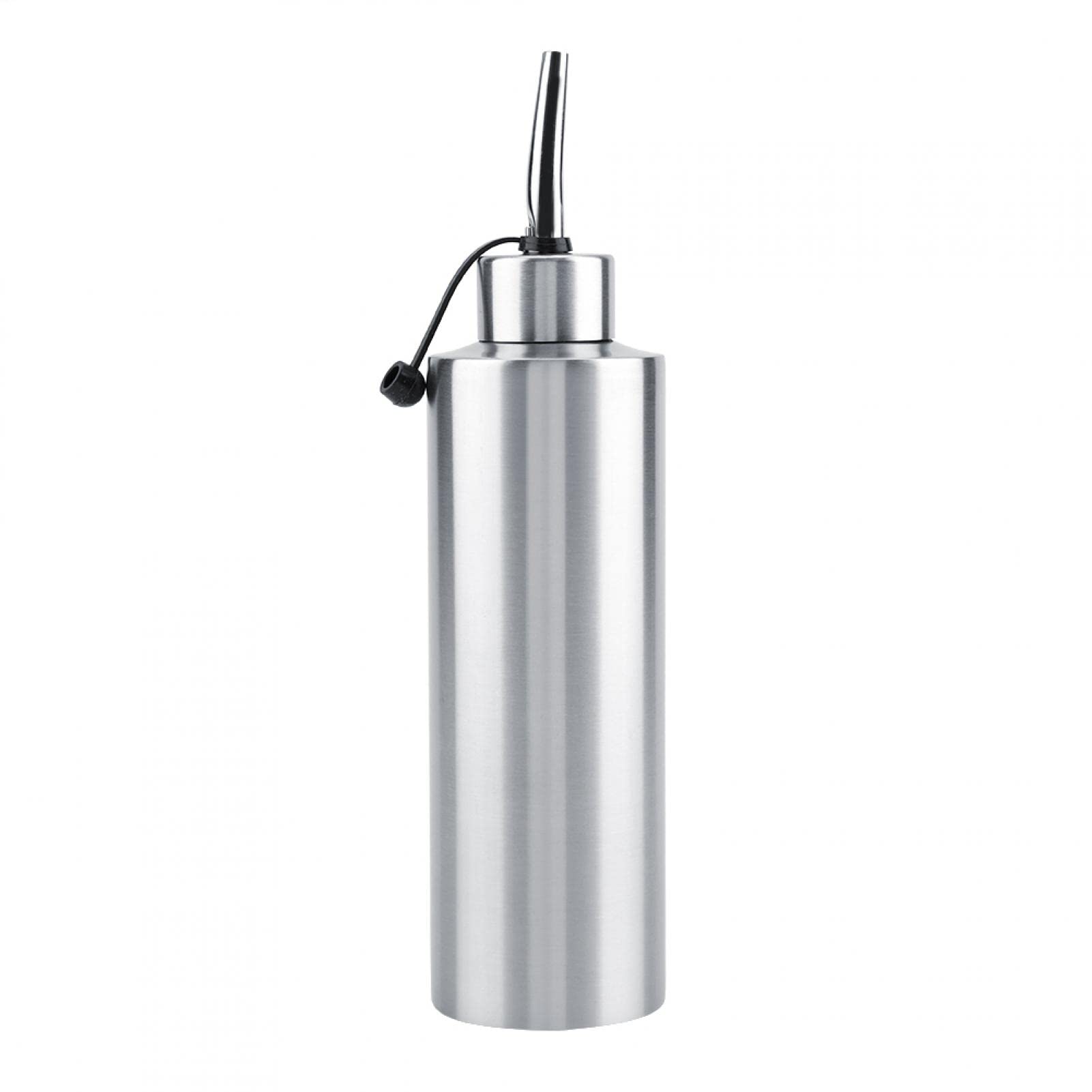 350ml Stainless Steel Olive Oil Dispenser - Kitchen Oil Bottle Storage Container for Sauce & Vinegar - Perfect for Home Kitchen Supplies and Cooking Essentials