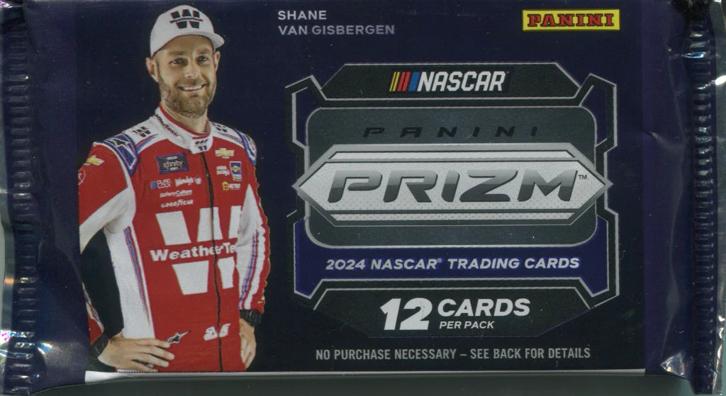 2024 Panini Prizm Racing Hobby Box - Collectible Trading Cards for NASCAR Fans | Perfect for Sports Memorabilia Collections & Racing Enthusiasts