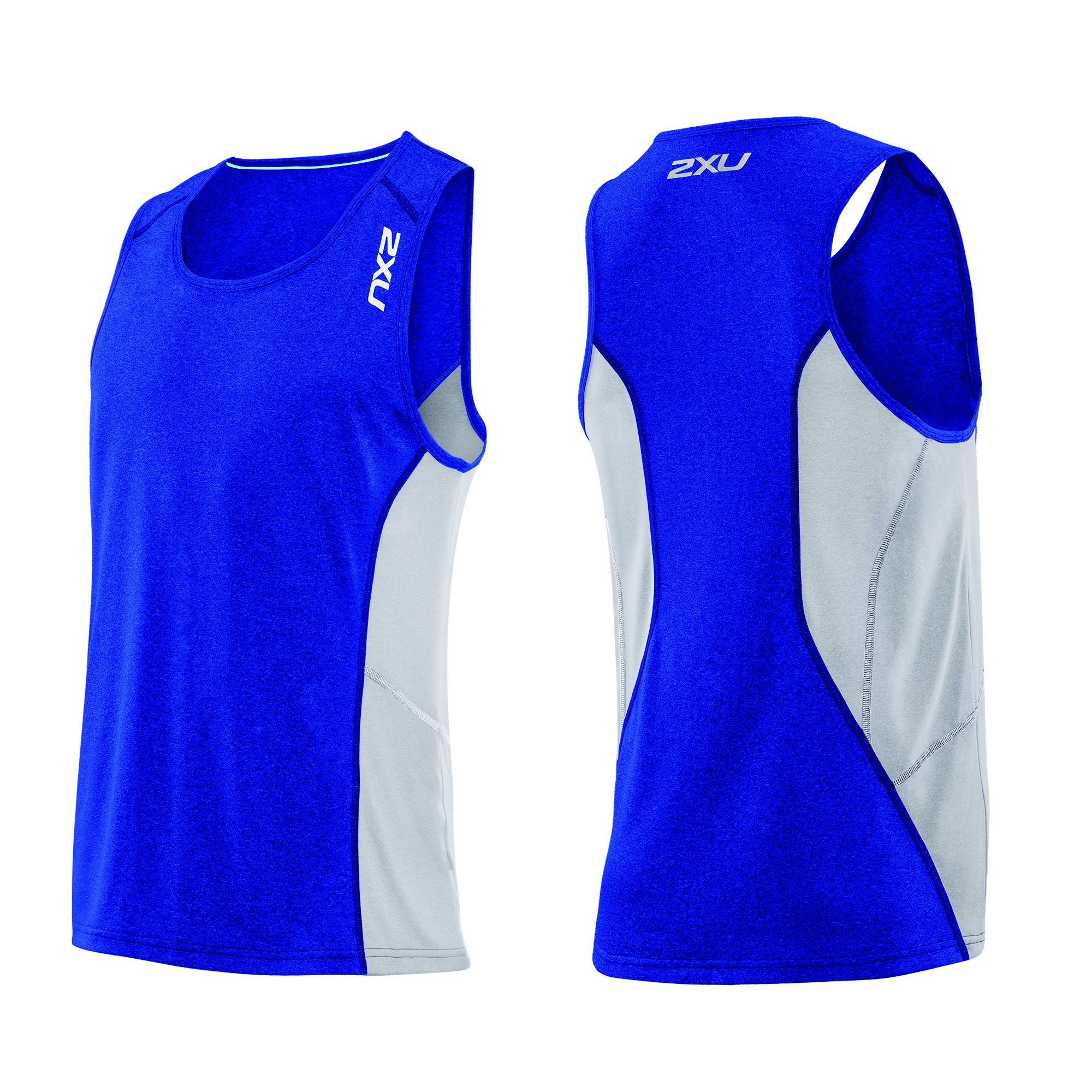 2XU Men's Performance Workout Singlet - Lightweight Moisture-Wicking Gym Tank Top for Running, Training & Fitness - Ideal for CrossFit, HIIT & Athletic Activities