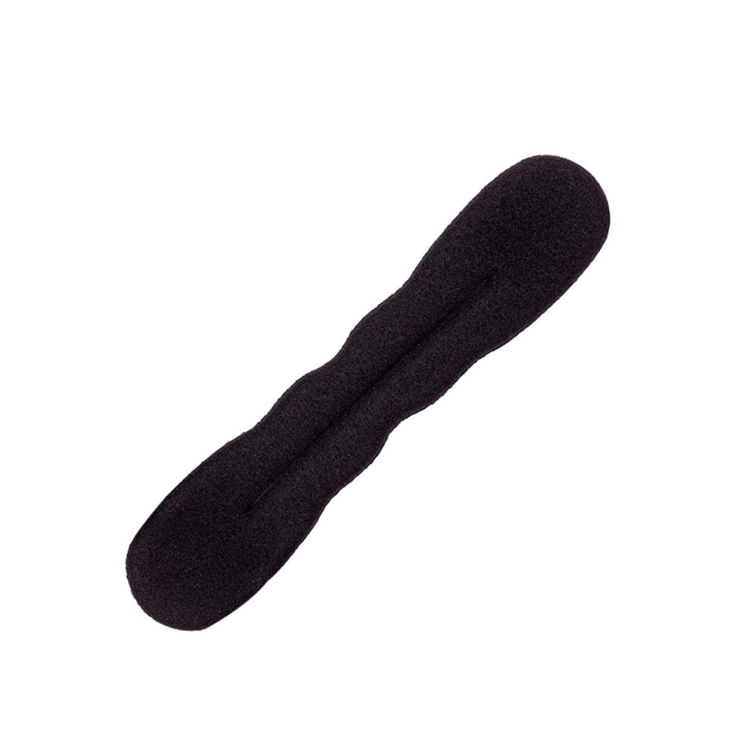 Magic Twist Sponge Clip Foam Donut Hair Band - Black Hair Styling Bun Maker for Short Hair | Perfect for Ponytails, Updos & Everyday Hairstyles