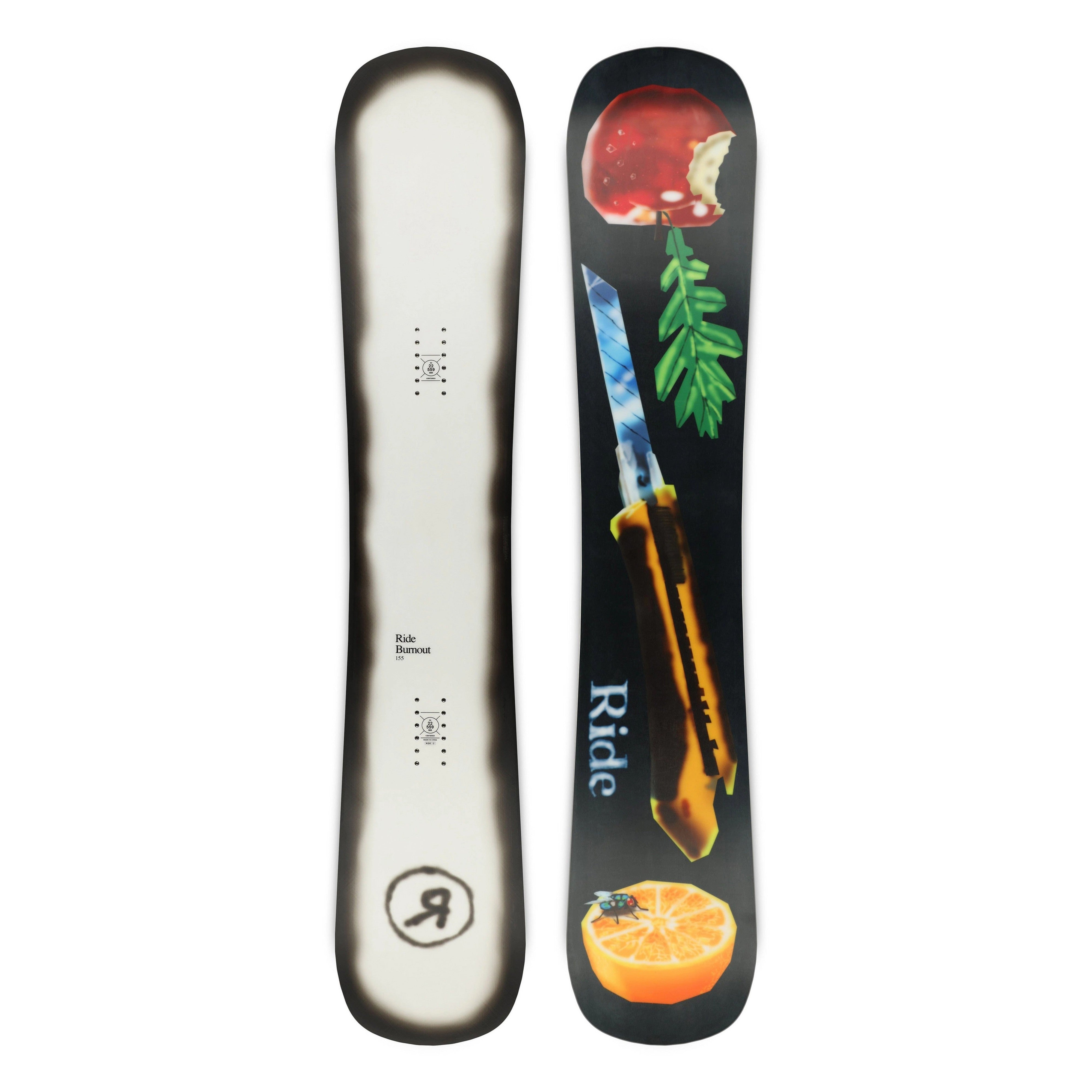 2025 BURNOUT Snowboard for All-Mountain Riding - Perfect for Freestyle, Powder & Park Performance | Best for Snowboarding Enthusiasts & Winter Sports Lovers