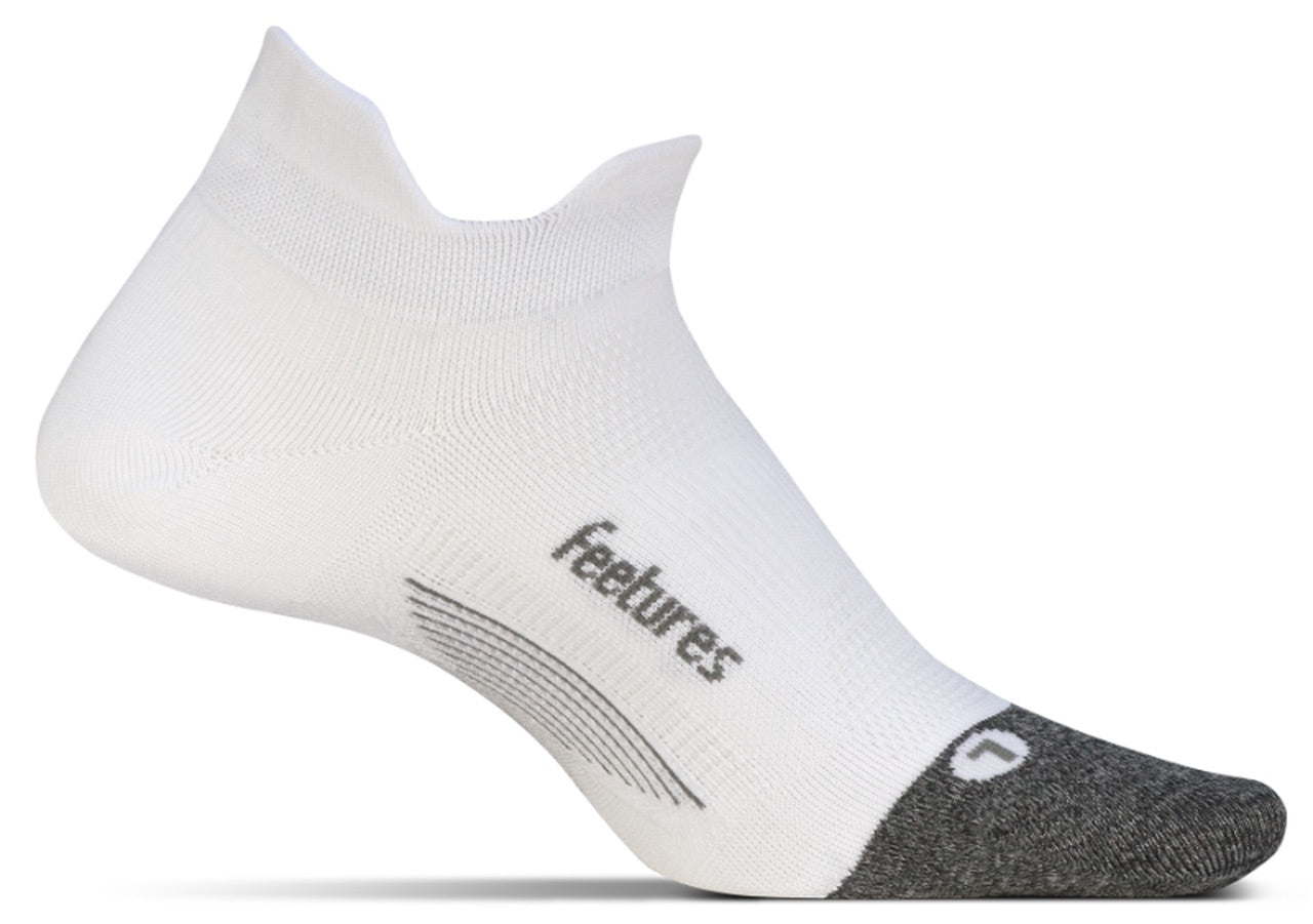 Elite Light Cushion No Show Socks for Women & Men - Breathable Invisible Liner Socks (White) - Perfect for Sneakers, Loafers & Everyday Comfort