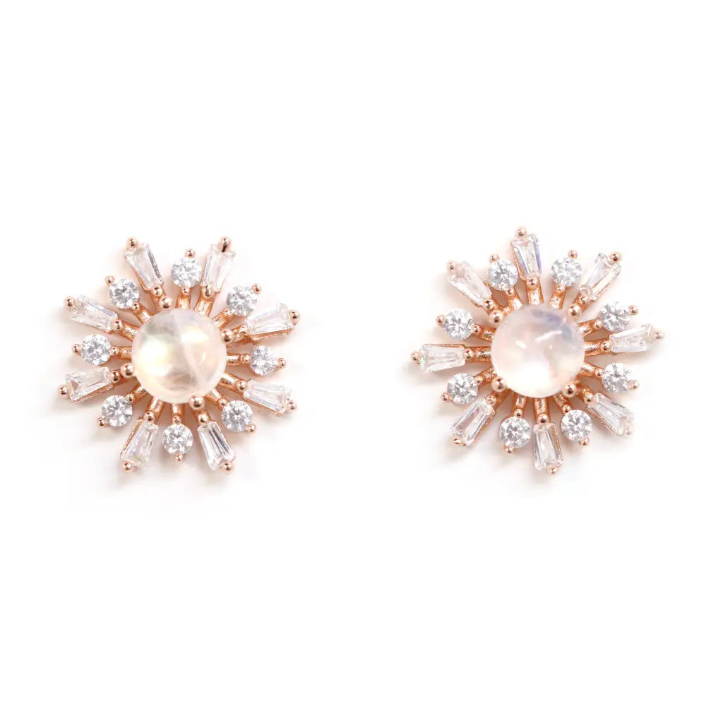 Sonya Studs - Stylish Rhinestone Earrings for Women | Trendy Fashion Jewelry for Parties, Weddings & Special Occasions
