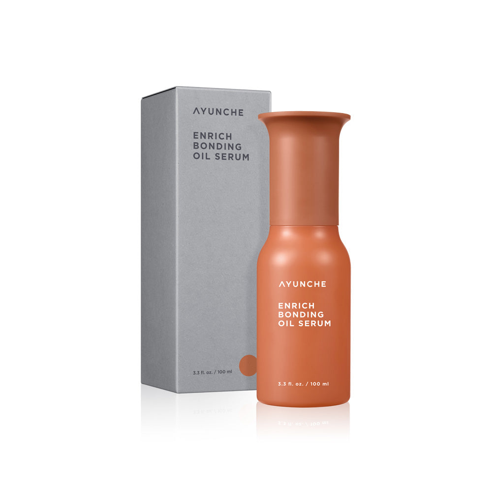 AYUNCHE Enrich Bonding Oil Serum 100ml - Hair Repair & Nourishment Treatment for Dry, Damaged Hair - Perfect for Daily Use, Styling & Salon-Quality Results at Home