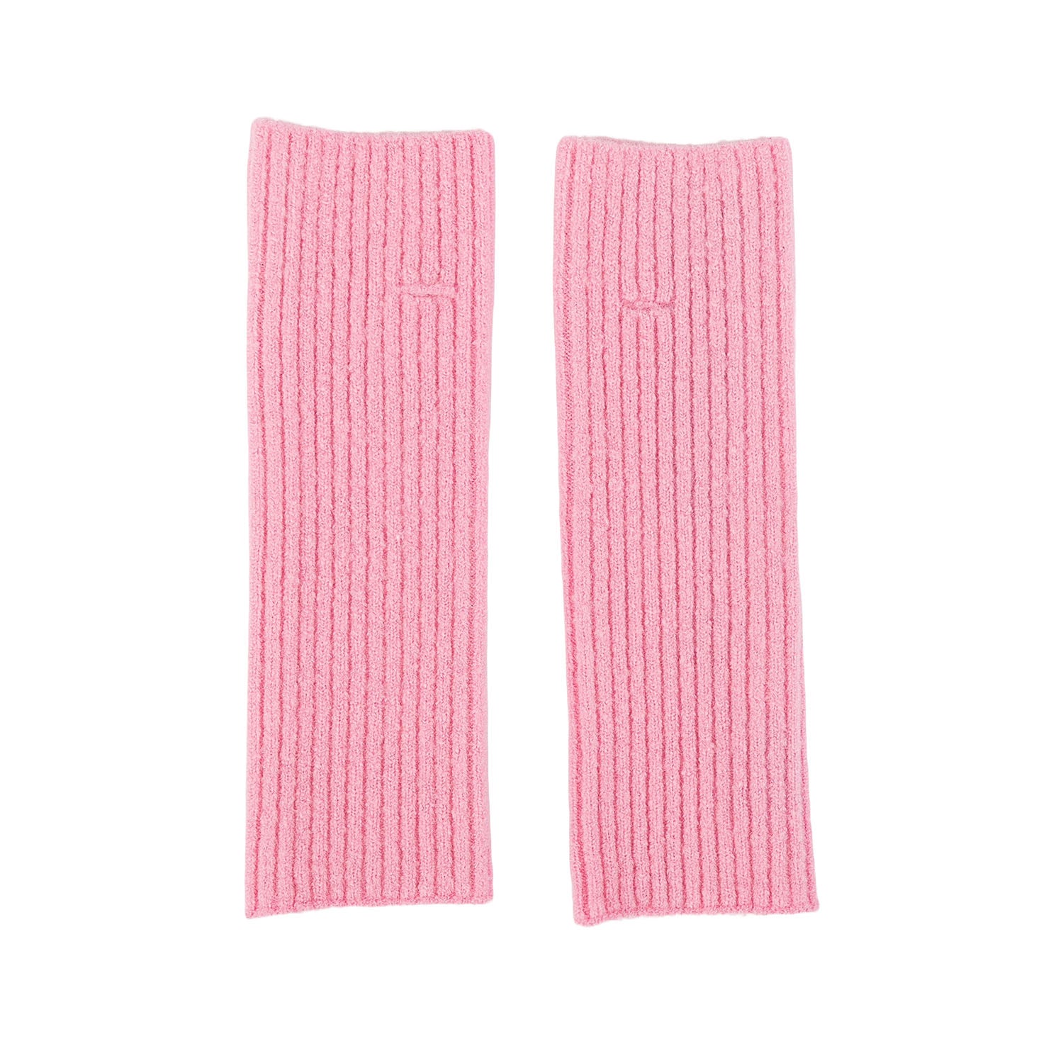 Lyla & Luxe Women's Eco-Friendly Arm Warmers in Pink - Soft Knit Fingerless Gloves for Yoga, Running & Cold Weather Comfort