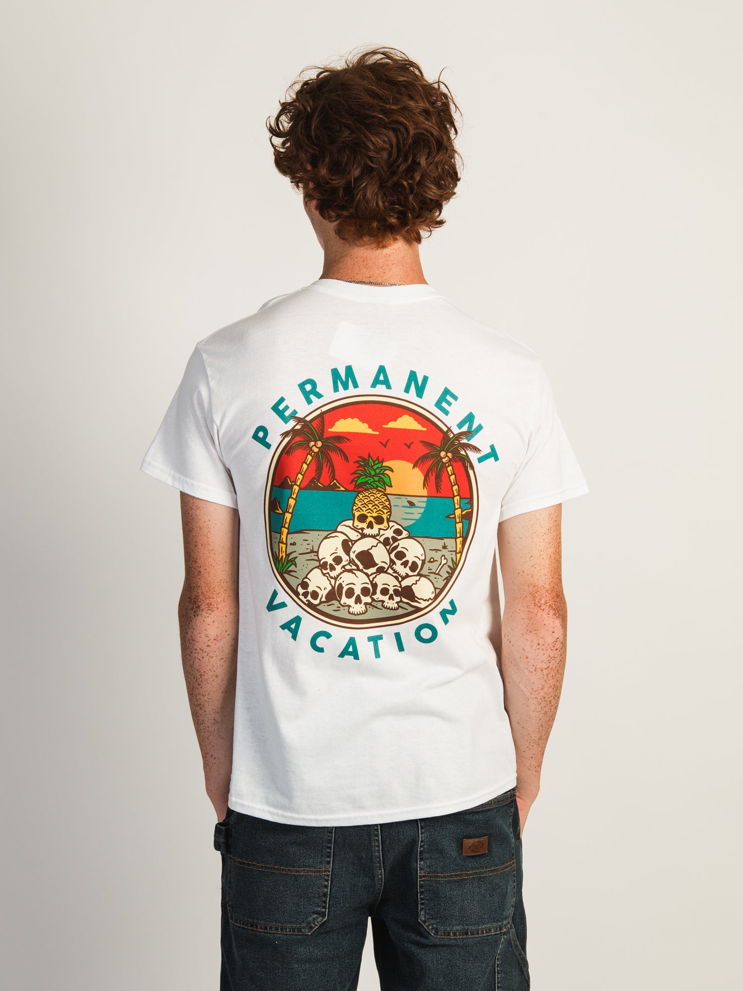 Death Coast Supply Permanent Vacay T-Shirt - Comfortable & Stylish Vacation Tee for Men & Women - Perfect for Beach, Travel & Casual Wear