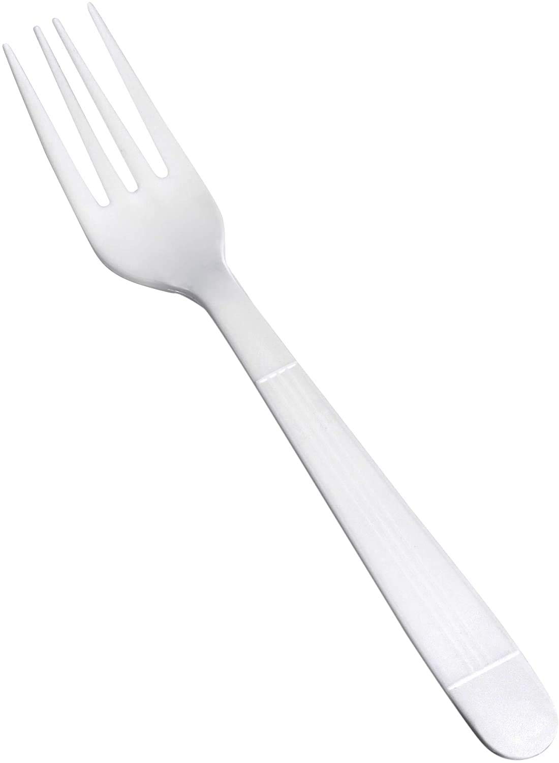 Eco-Friendly White Plastic Forks - Bulk Pack of 100 Disposable Cutlery for Parties, Picnics & Catering | Durable & Lightweight Plastic Forks for Outdoor Events, BBQs & Home Use